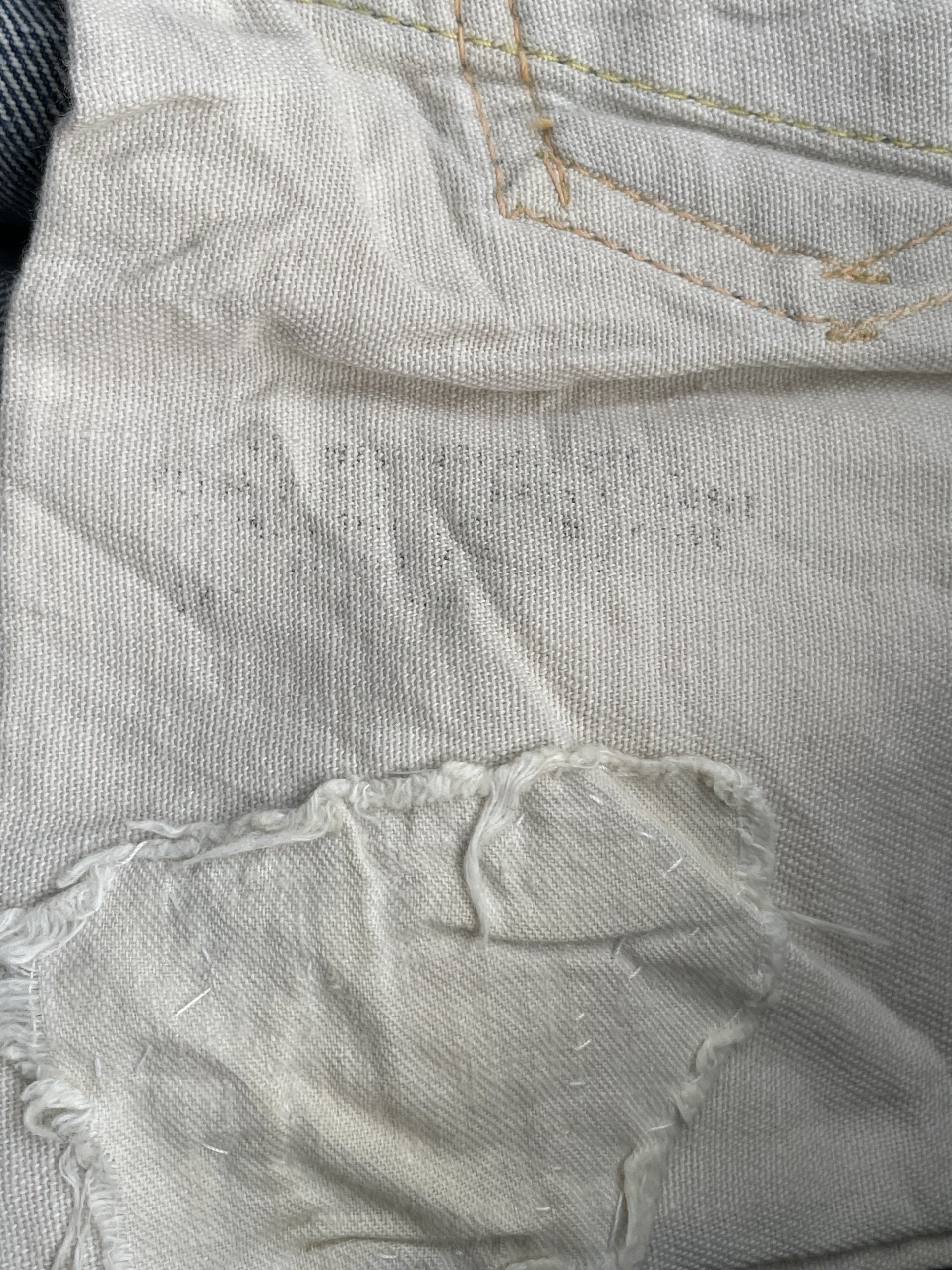 Vintage 1970-73 Levis 501 E Redline Aging Distressed