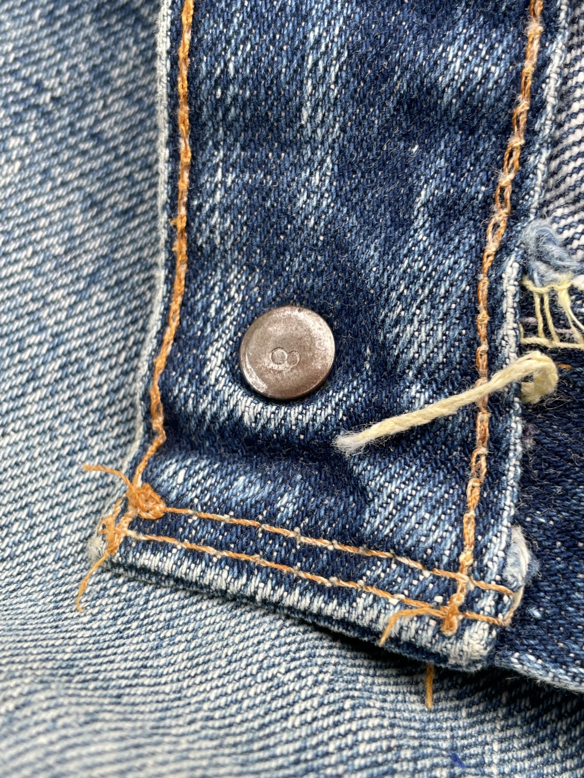 Vintage 1970-73 Levis 501 E Redline Aging Distressed