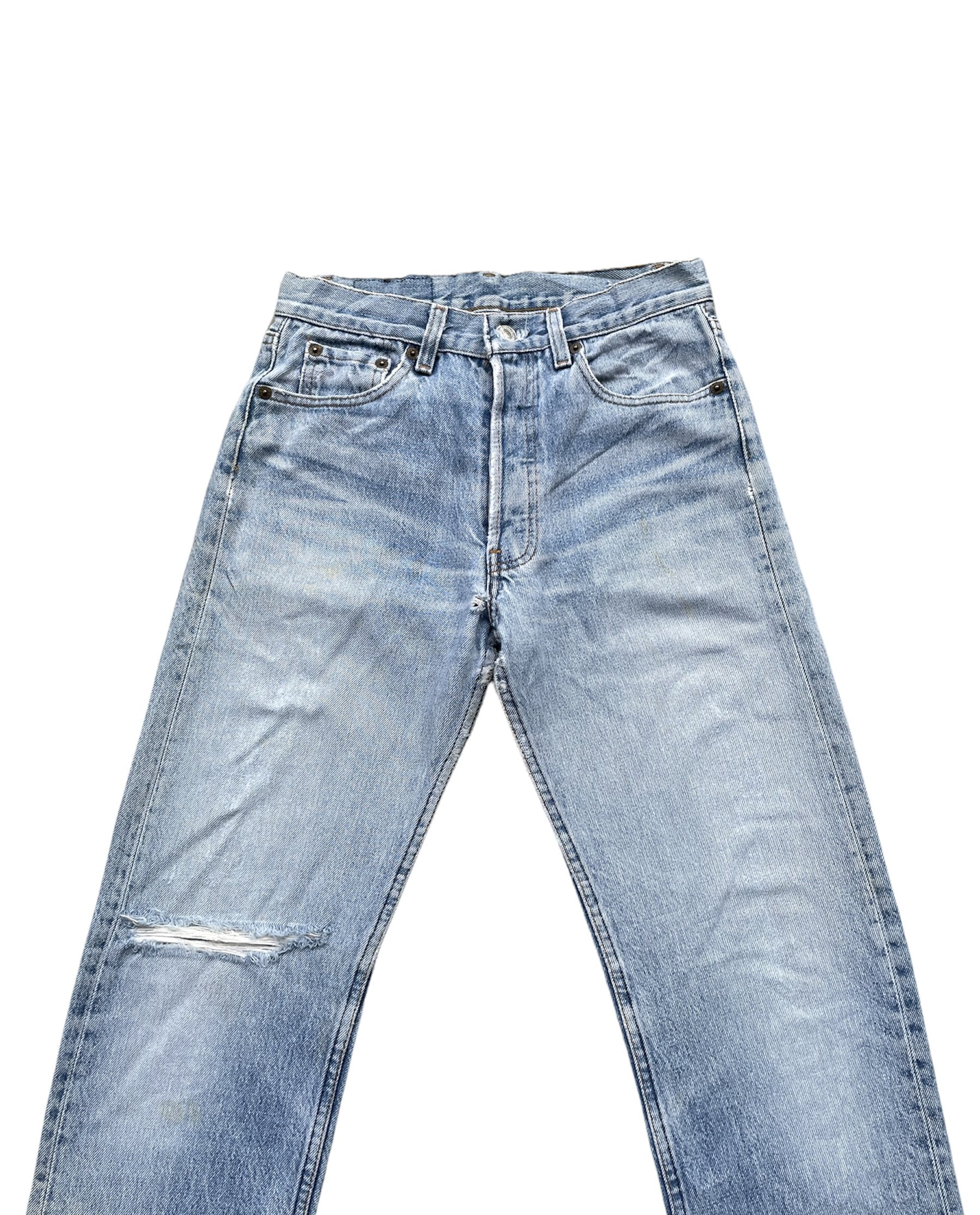 Vintage 1987 Levis 501 e Usa Aging Distresed