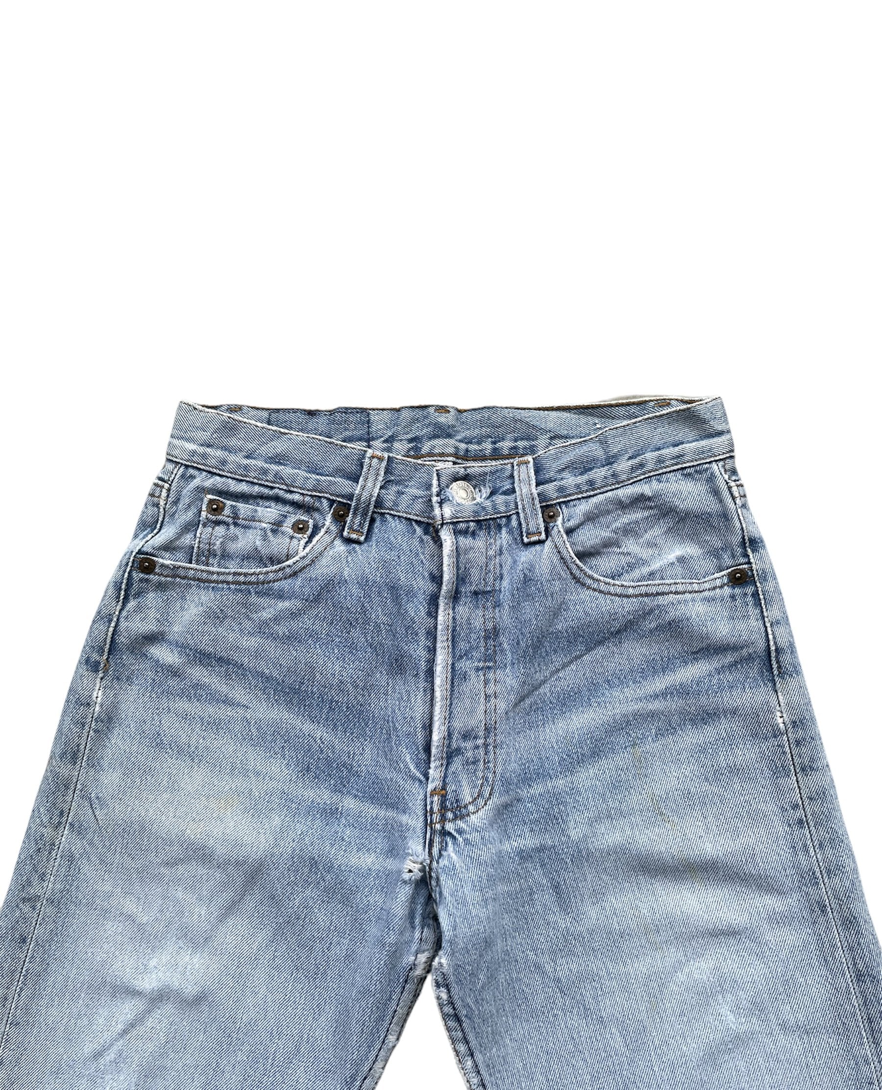 Vintage 1987 Levis 501 e Usa Aging Distresed
