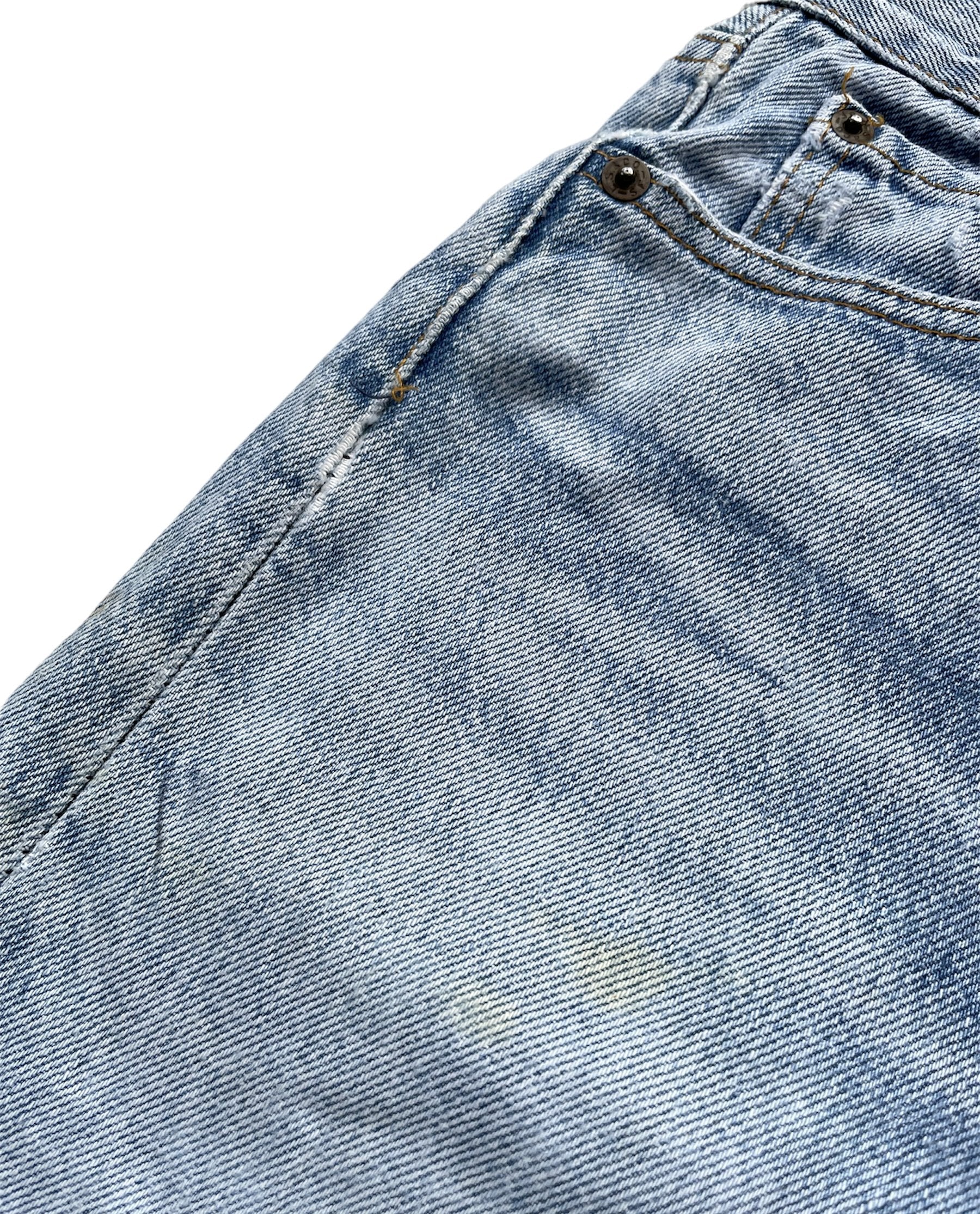 Vintage 1987 Levis 501 e Usa Aging Distresed
