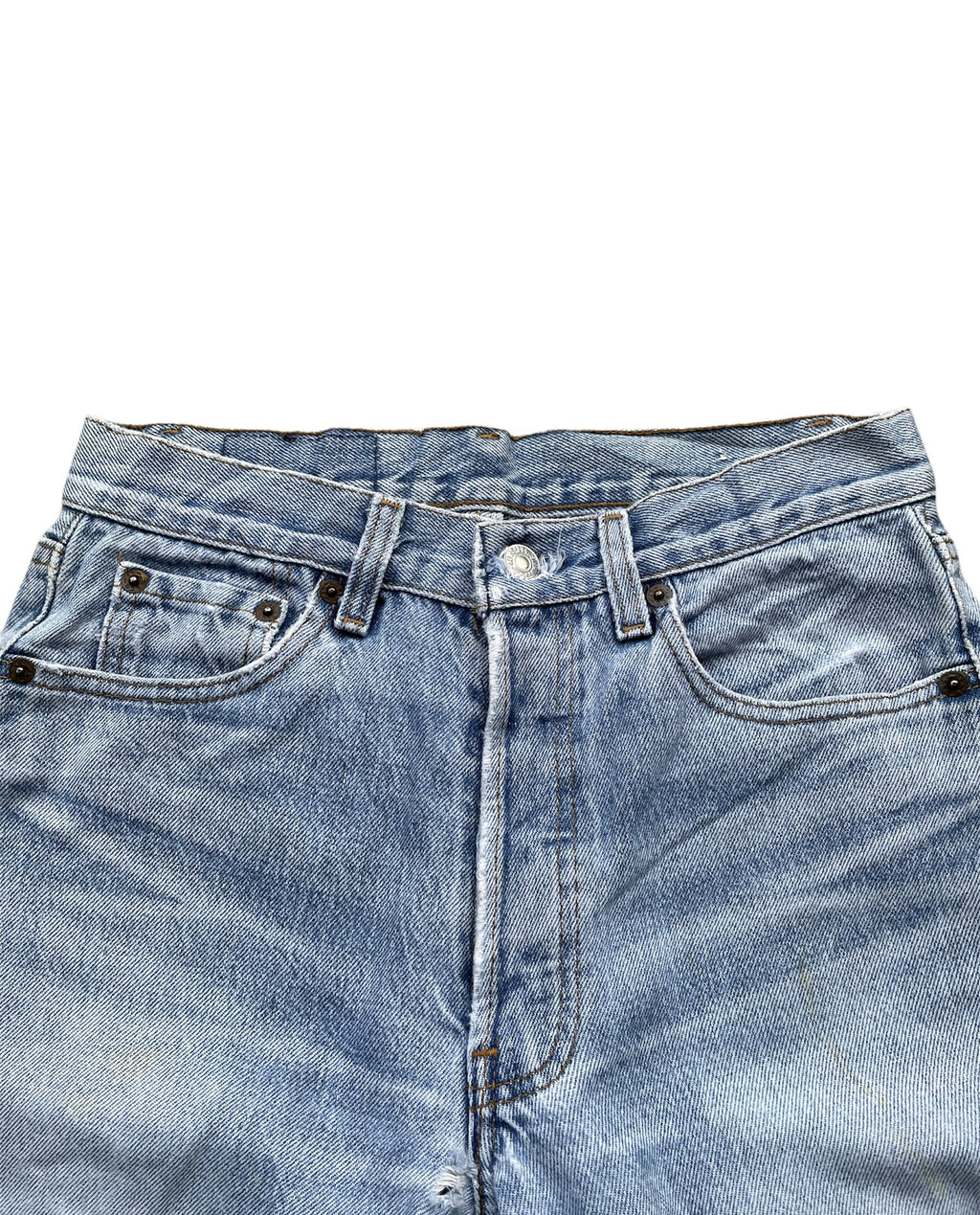 Vintage 1987 Levis 501 e Usa Aging Distresed