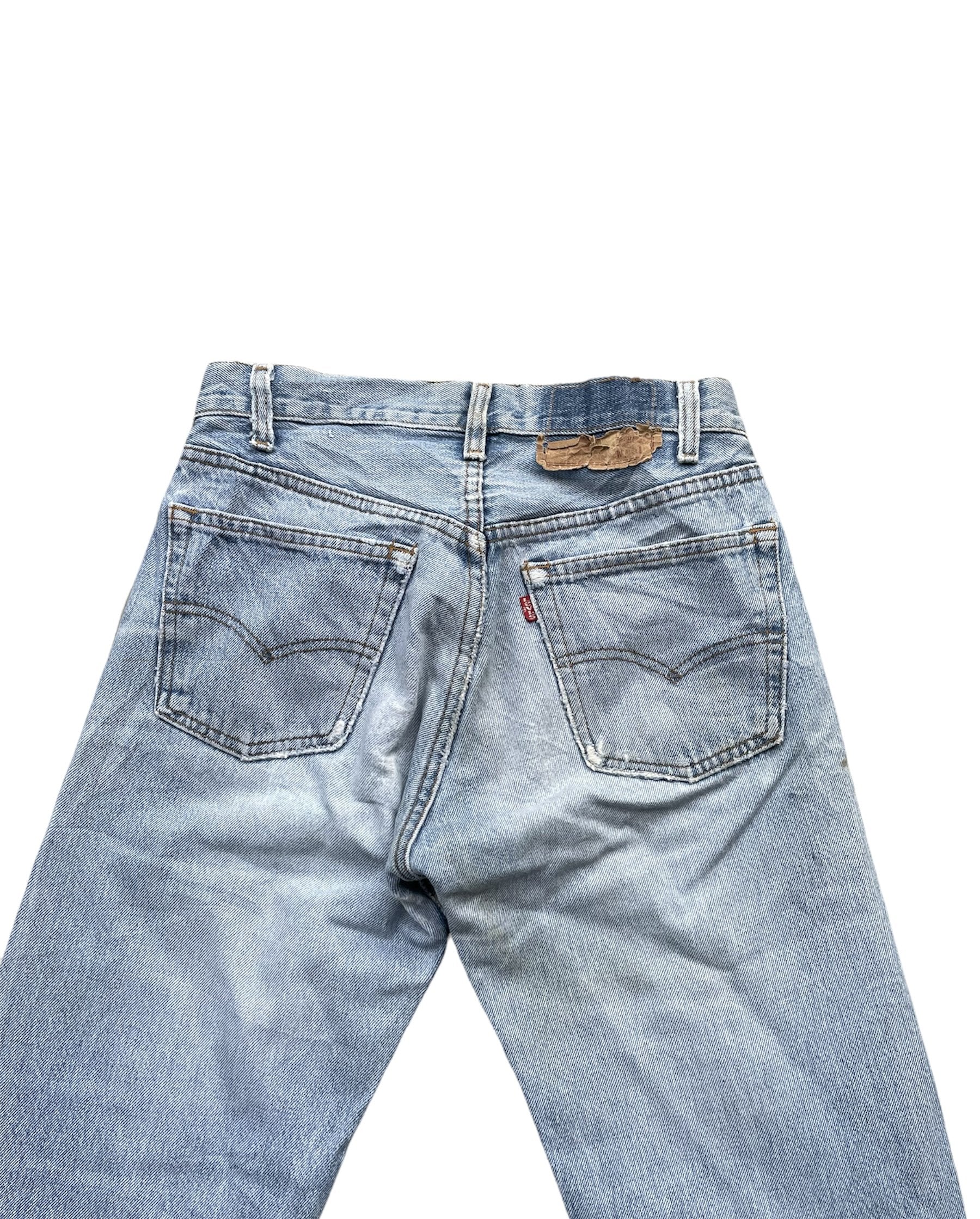 Vintage 1987 Levis 501 e Usa Aging Distresed