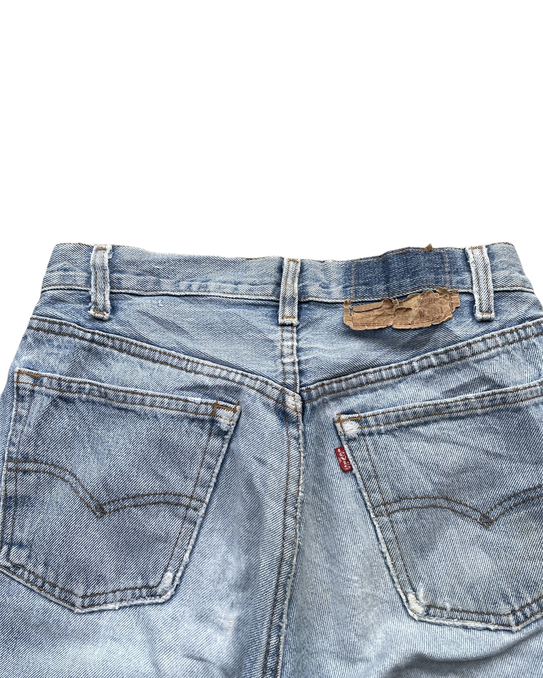 Vintage 1987 Levis 501 e Usa Aging Distresed