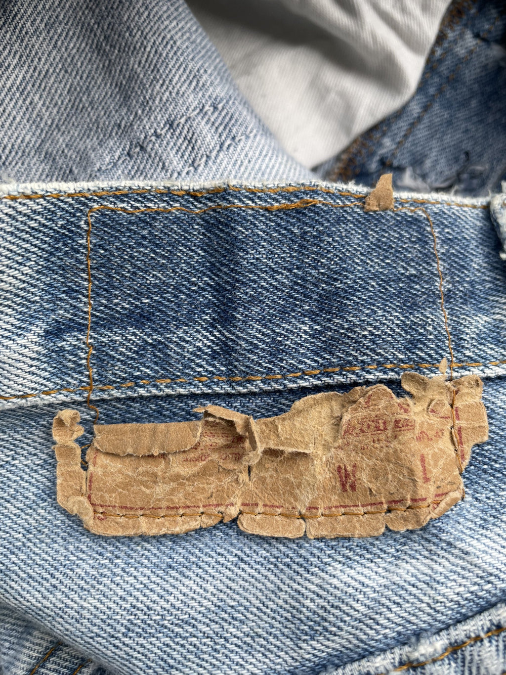 Vintage 1987 Levis 501 e Usa Aging Distresed