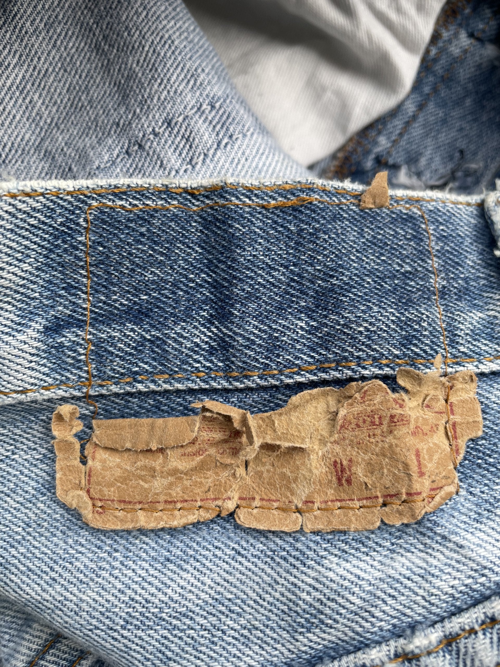 Vintage 1987 Levis 501 e Usa Aging Distresed