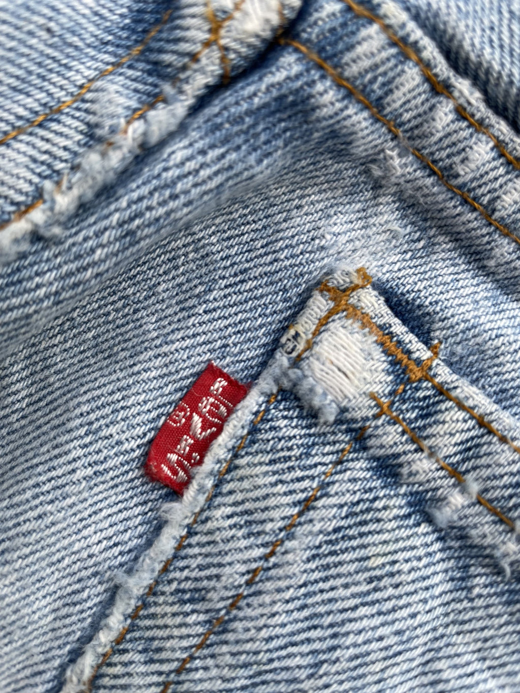 Vintage 1987 Levis 501 e Usa Aging Distresed