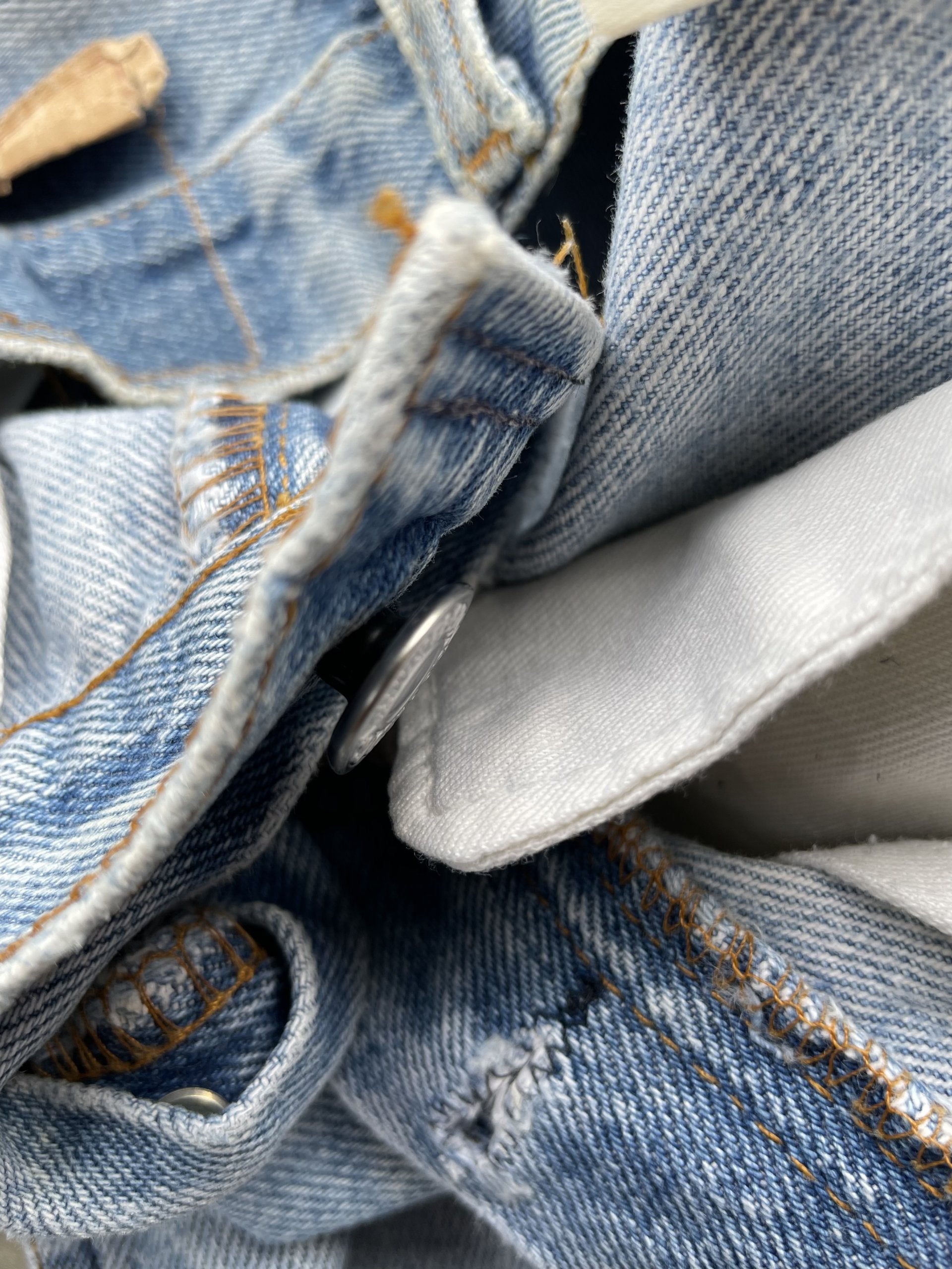Vintage 1987 Levis 501 e Usa Aging Distresed
