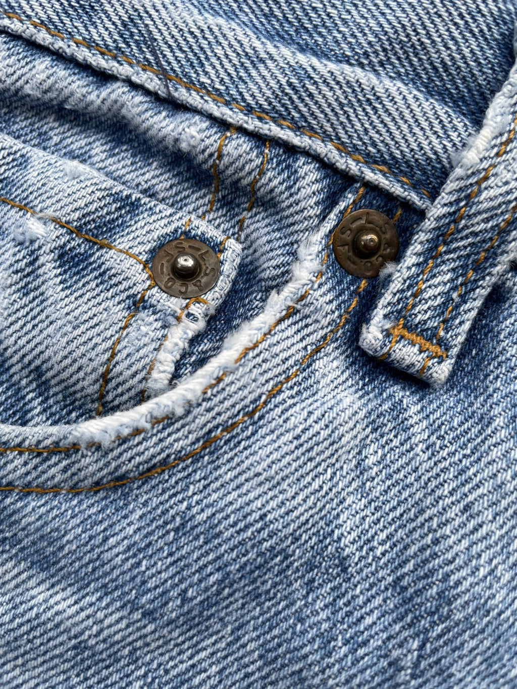 Vintage 1987 Levis 501 e Usa Aging Distresed