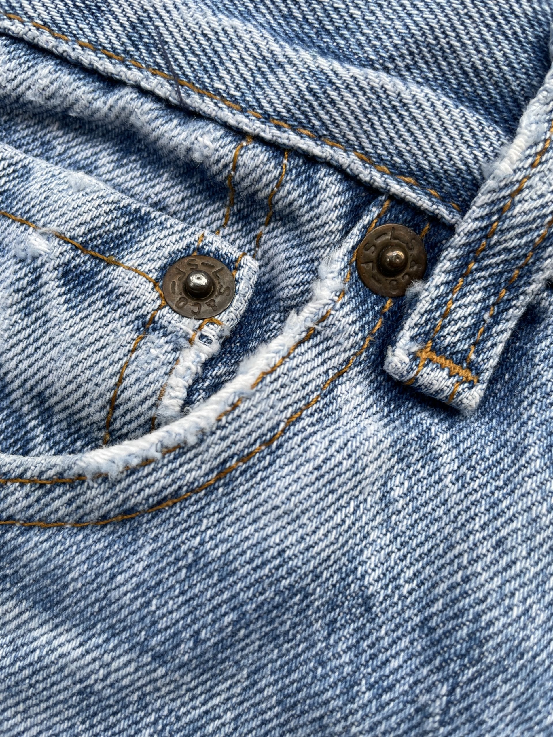 Vintage 1987 Levis 501 e Usa Aging Distresed