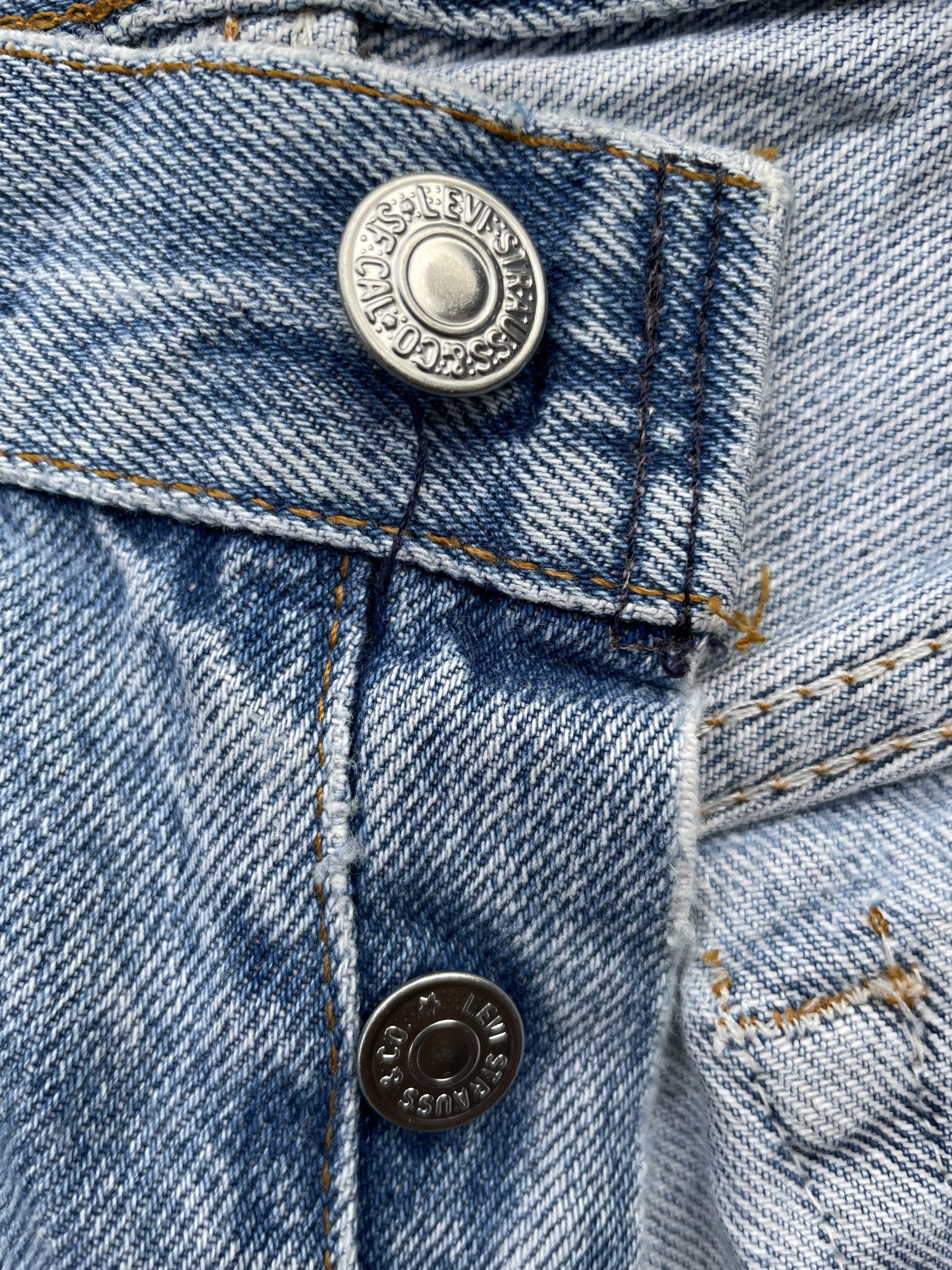 Vintage 1987 Levis 501 e Usa Aging Distresed