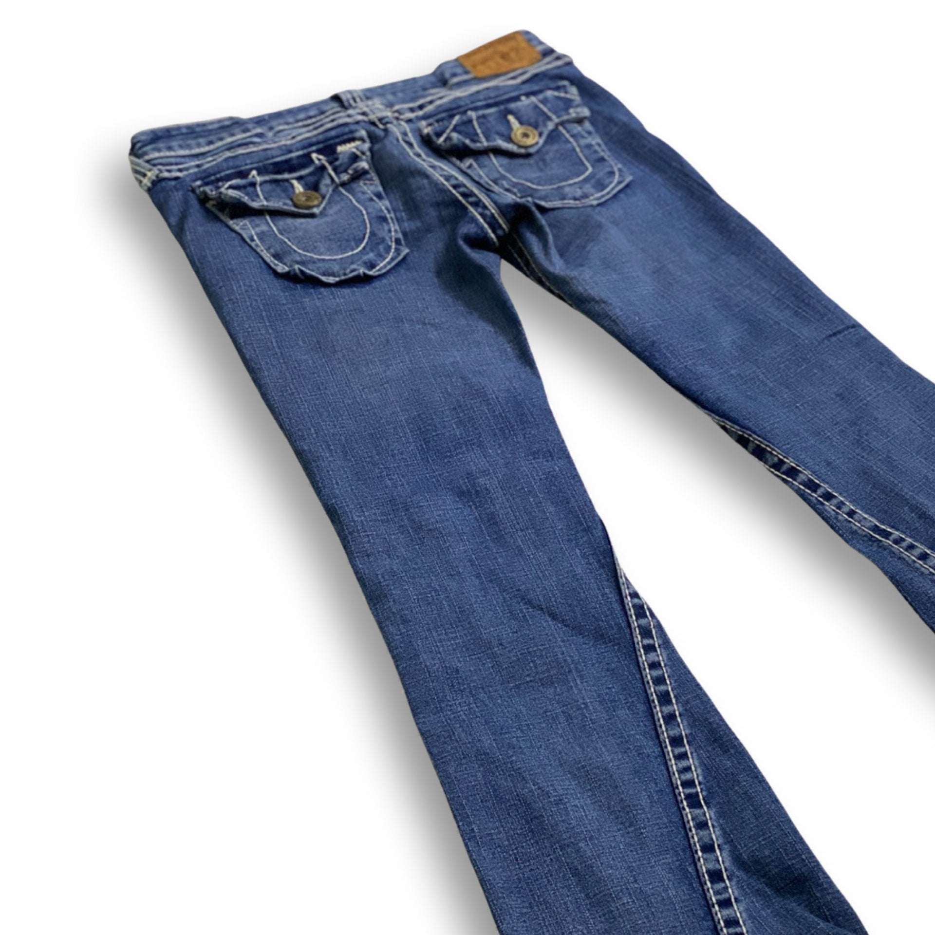 TRUE RELIGION JOEY BIG J Bootcut/Flare size 29 waist 31 inside leg Twisted Seams