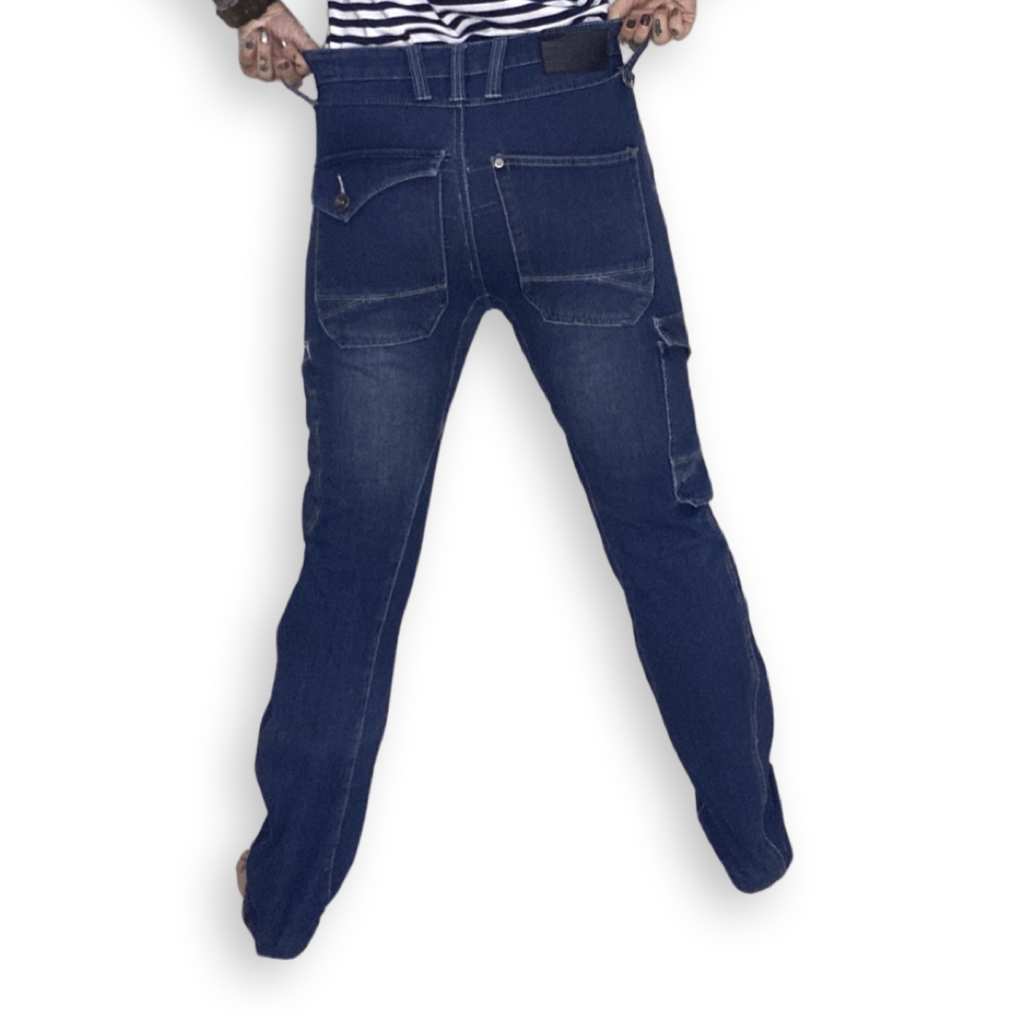 MENS FIELD CORE STRETCH UTILITY JEAN FROM JAPAN // Zipper fly, SIZE LARGE