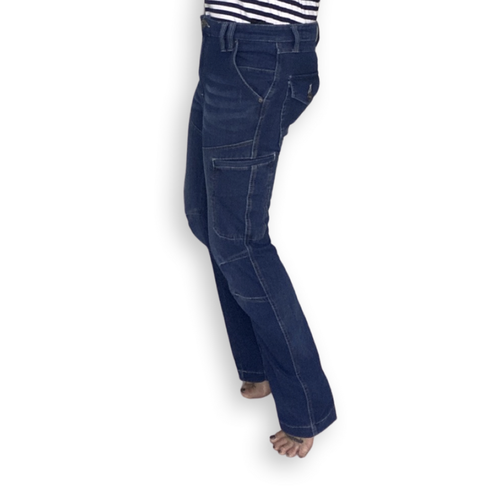 MENS FIELD CORE STRETCH UTILITY JEAN FROM JAPAN // Zipper fly, SIZE LARGE