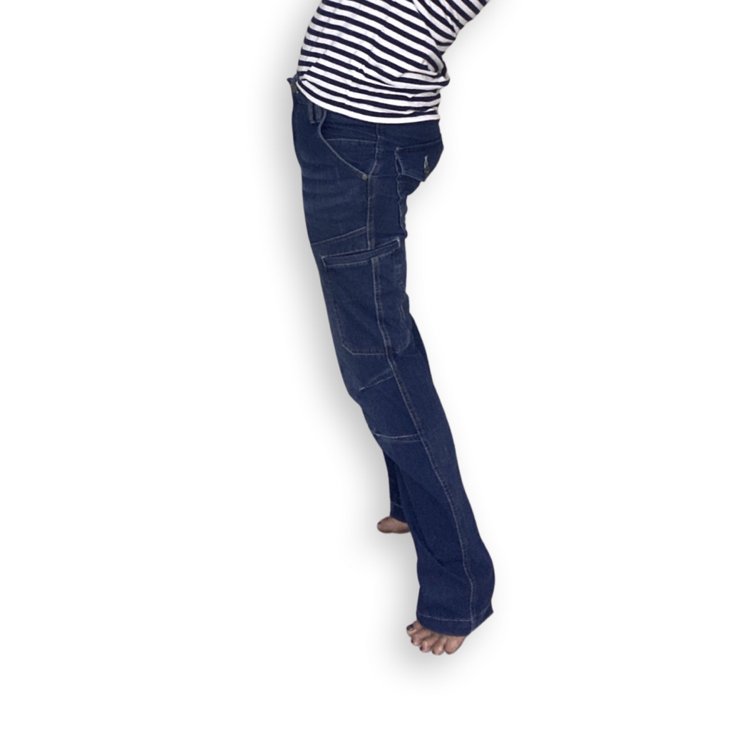 MENS FIELD CORE STRETCH UTILITY JEAN FROM JAPAN // Zipper fly, SIZE LARGE