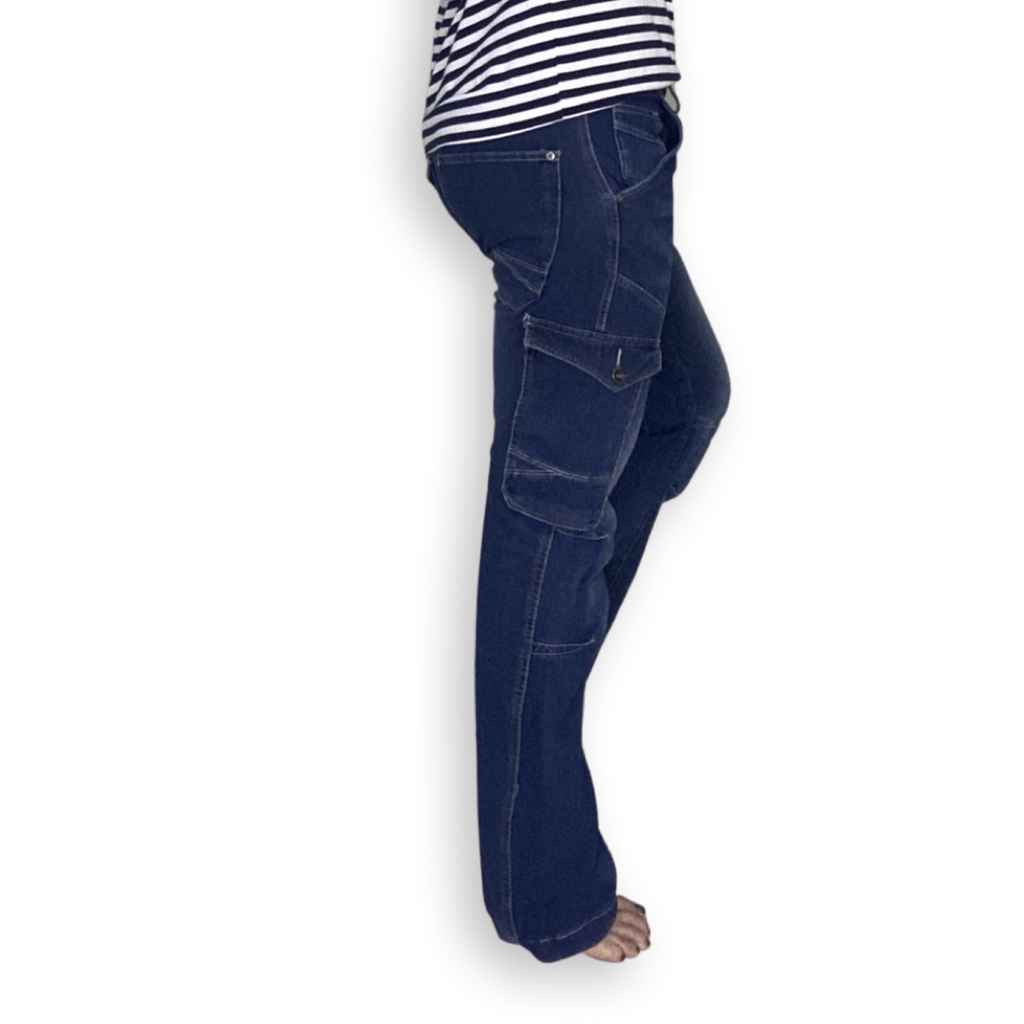 MENS FIELD CORE STRETCH UTILITY JEAN FROM JAPAN // Zipper fly, SIZE LARGE