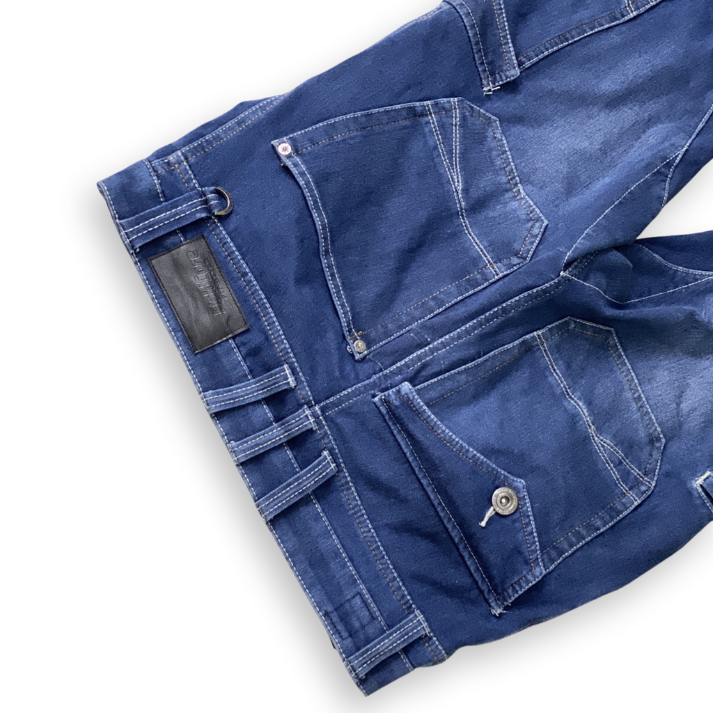 MENS FIELD CORE STRETCH UTILITY JEAN FROM JAPAN // Zipper fly, SIZE LARGE