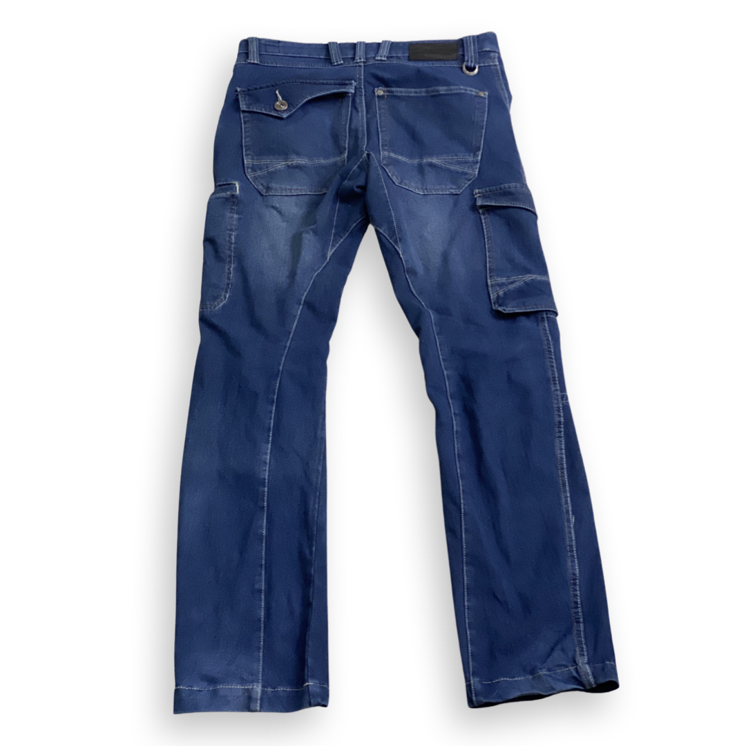 MENS FIELD CORE STRETCH UTILITY JEAN FROM JAPAN // Zipper fly, SIZE LARGE