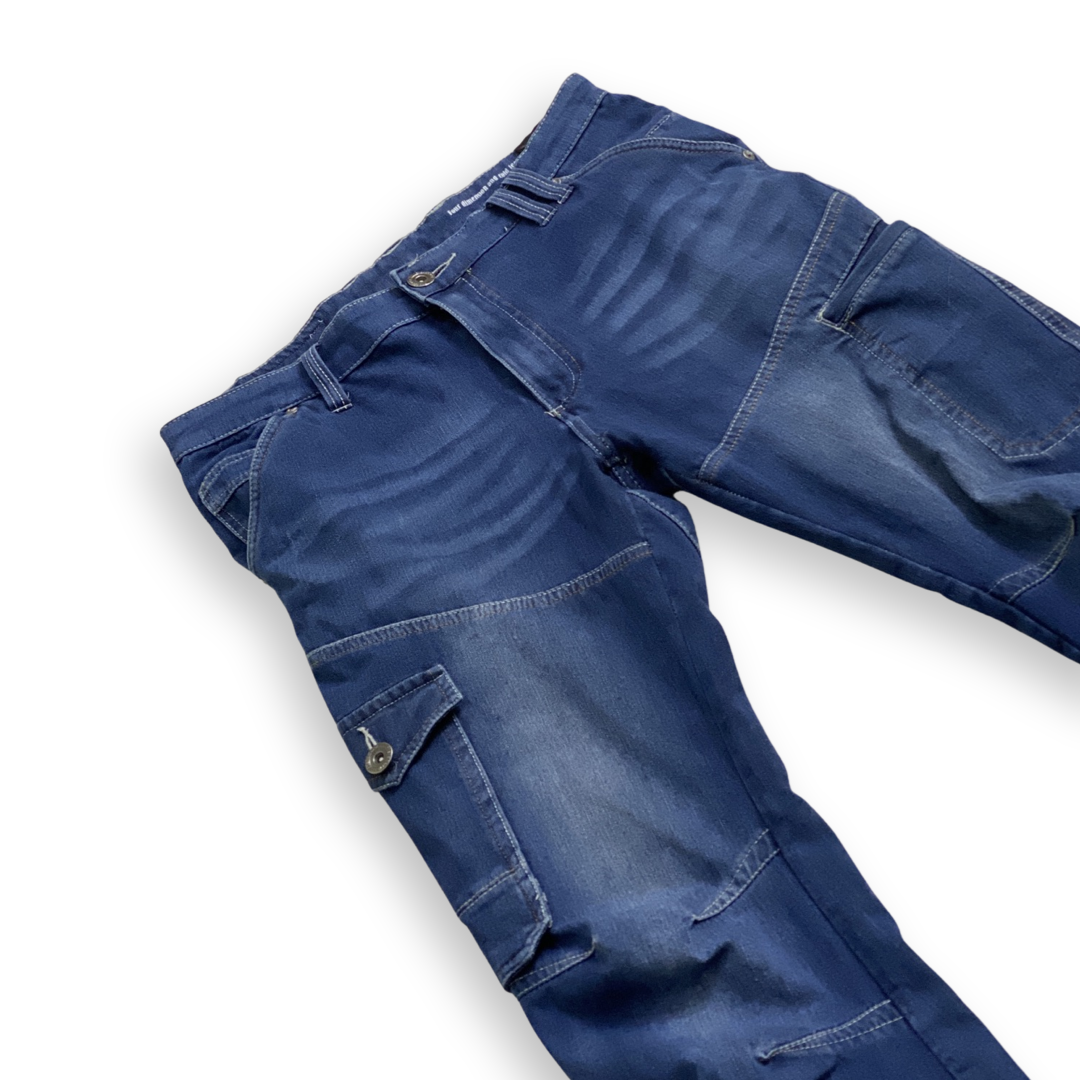 MENS FIELD CORE STRETCH UTILITY JEAN FROM JAPAN // Zipper fly, SIZE LARGE