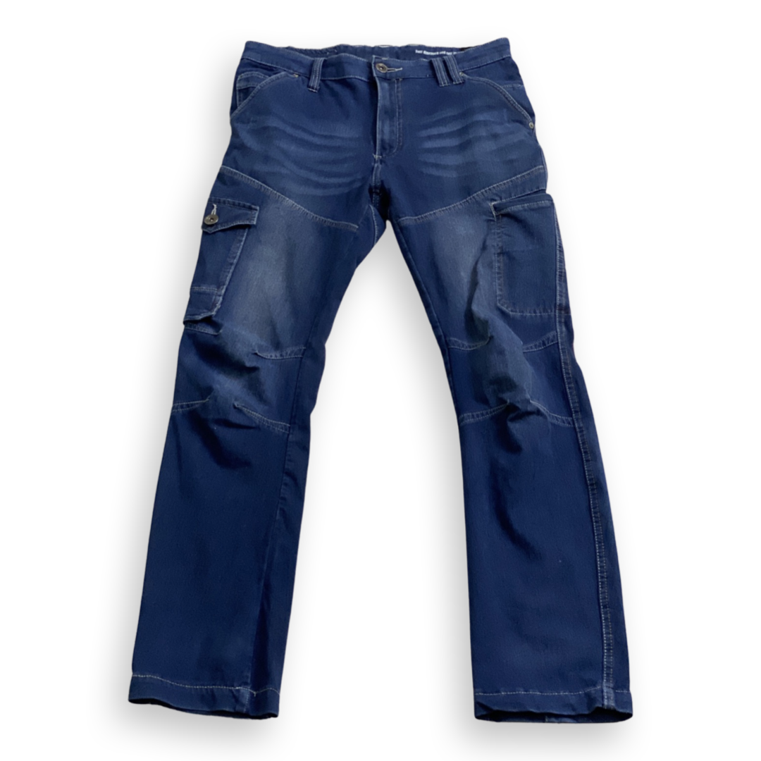 MENS FIELD CORE STRETCH UTILITY JEAN FROM JAPAN // Zipper fly, SIZE LARGE