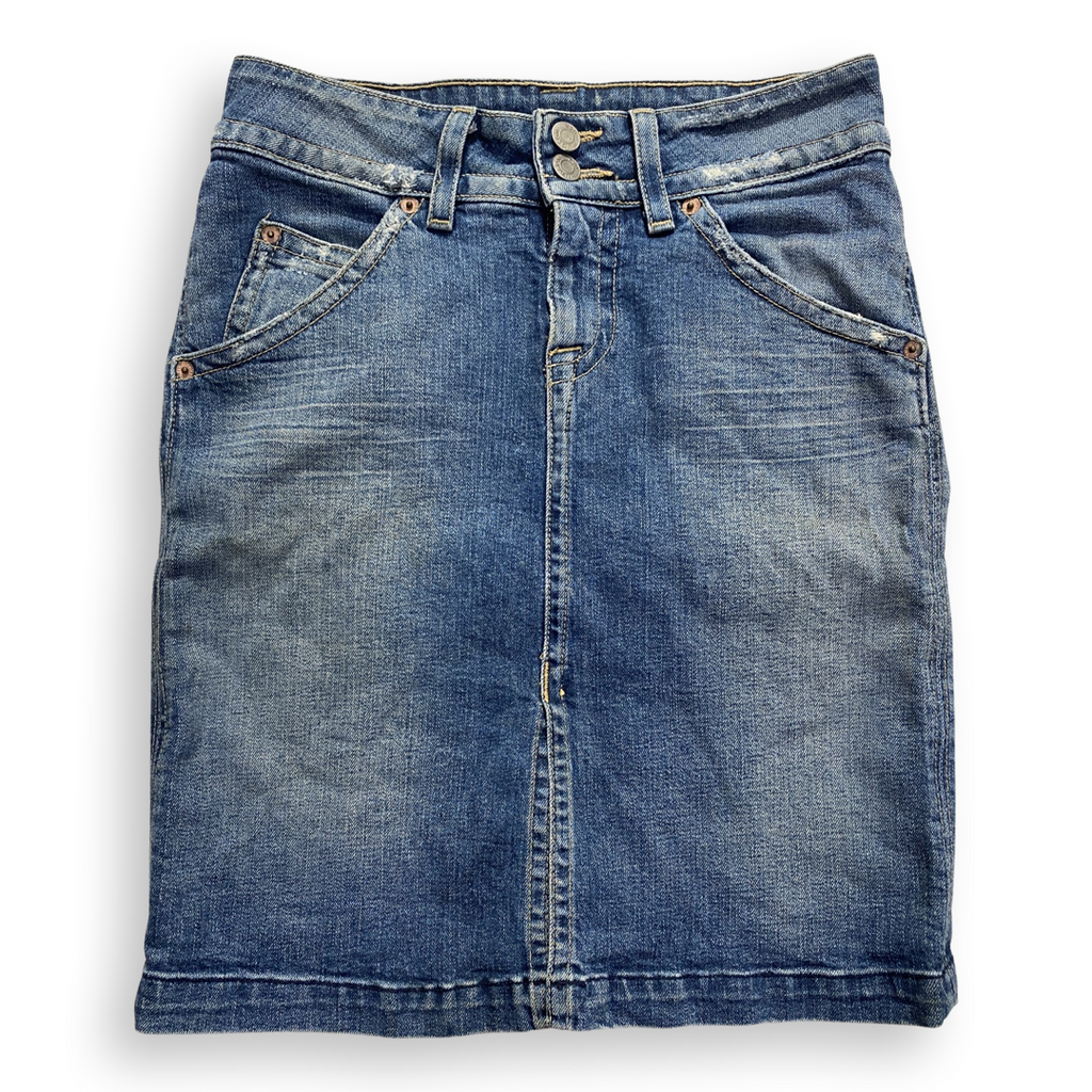 HUDSON DENIM FRONT SPLIT PENCIL SKIRT MADE IN USA // Size 27