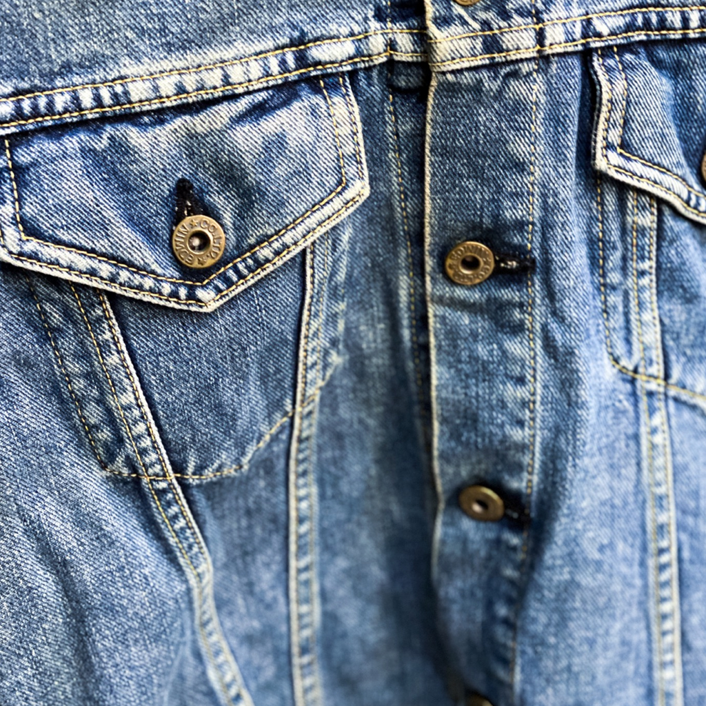 EDWIN JEANS MENS DENIM JACKET // SIZE SMALL