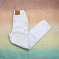 Vintage Levis 505 White Pin Striped High Waisted Jeans