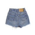 Vintage Levis 501 Medium Wash Distressed High Waisted Shorts