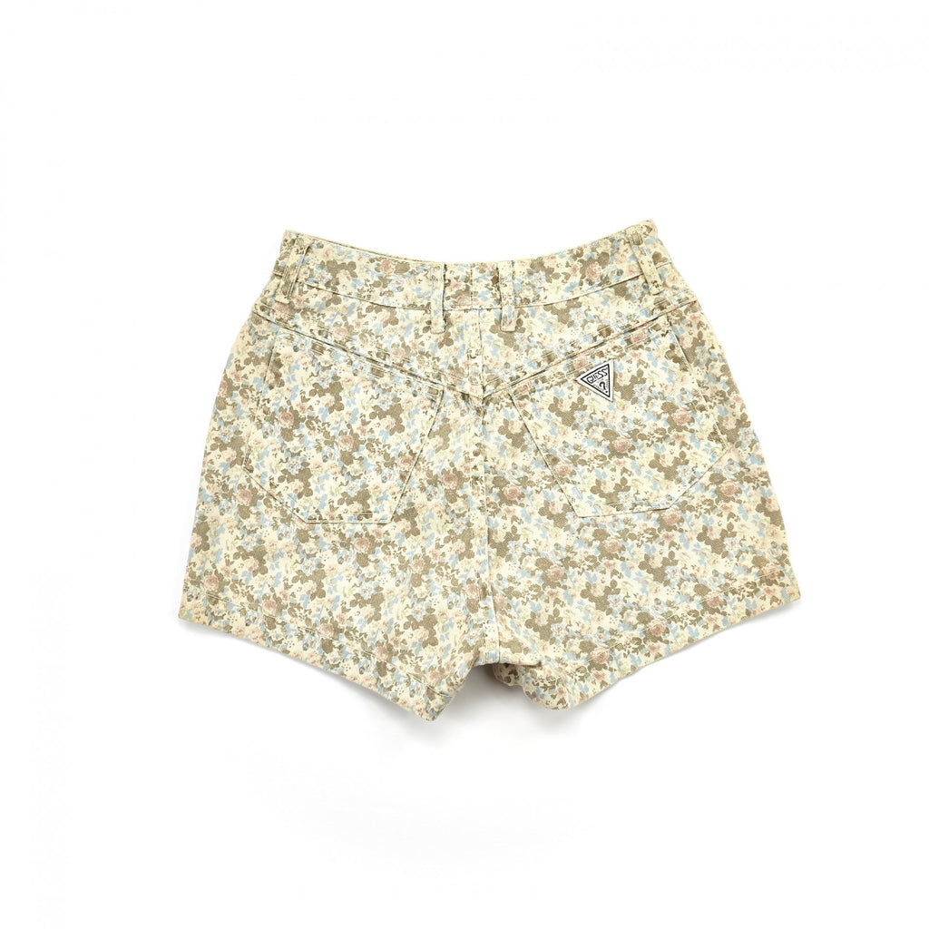 Vintage Guess Floral High Waisted Shorts
