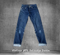 Vintage A.P.C Aging Wash Selvedge Denim