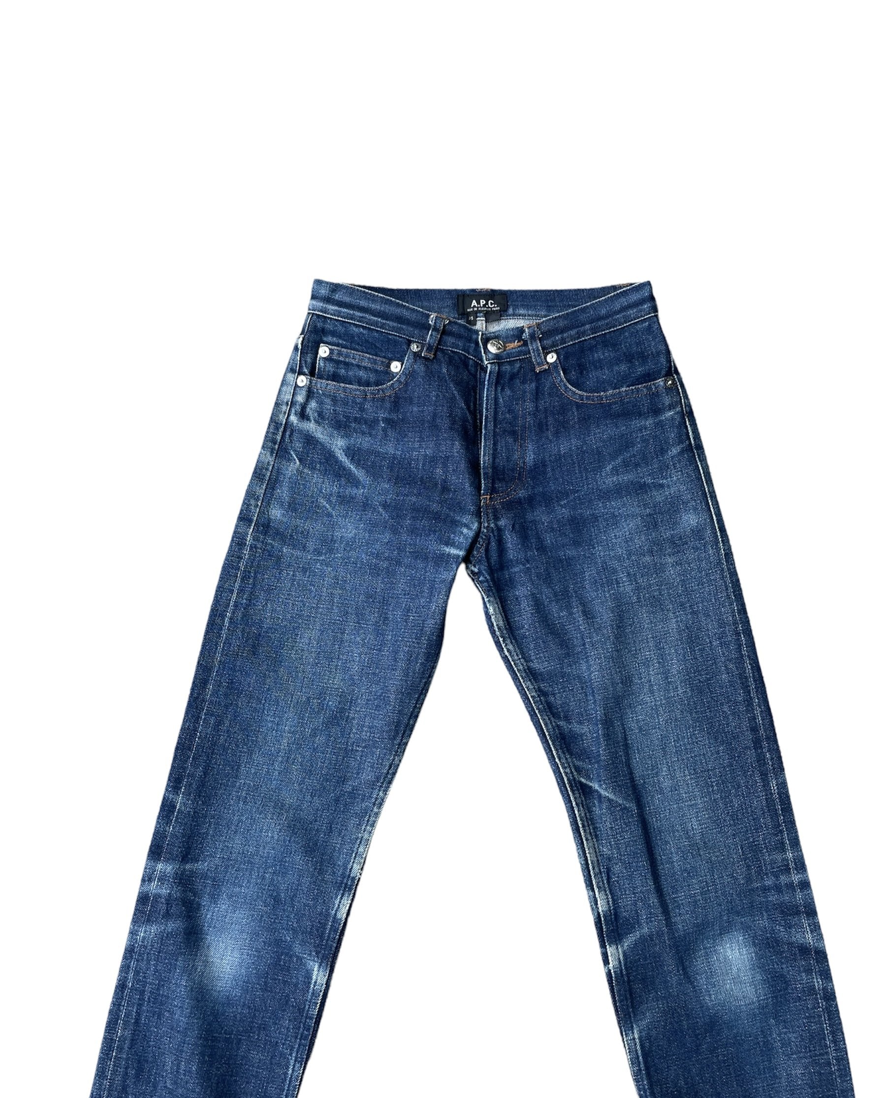 Vintage A.P.C Aging Wash Selvedge Denim