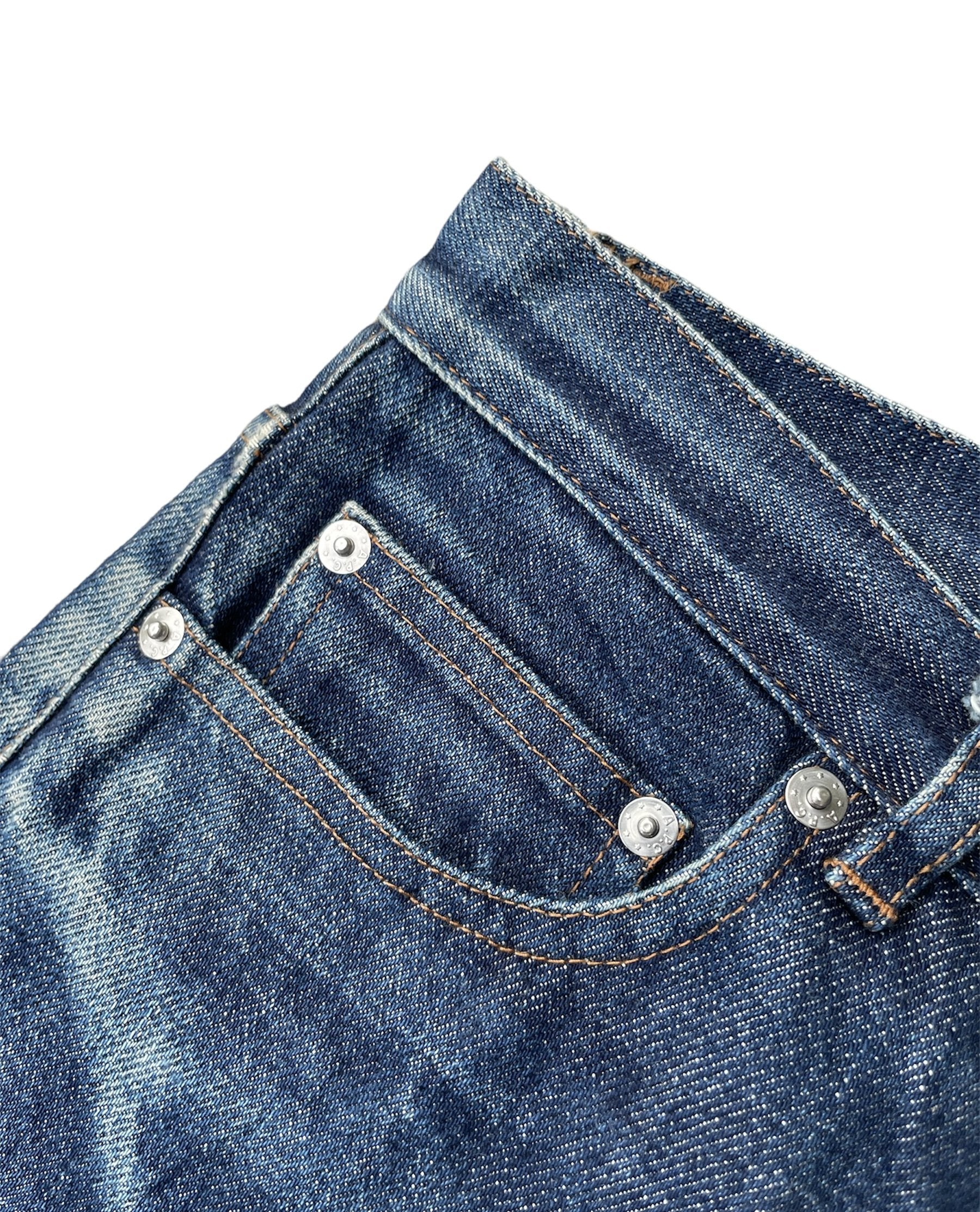 Vintage A.P.C Aging Wash Selvedge Denim