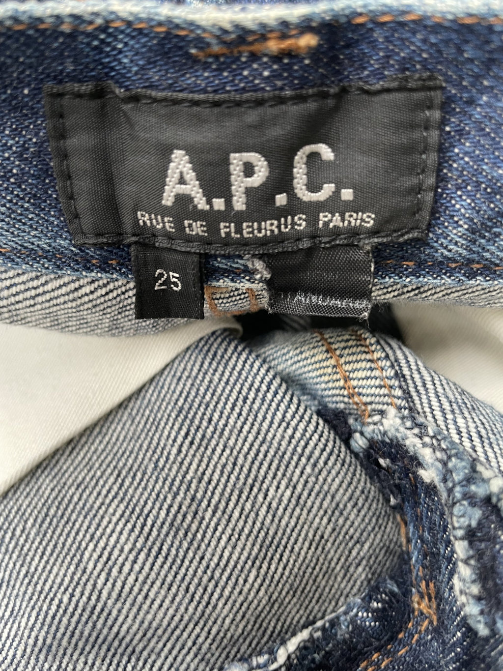Vintage A.P.C Aging Wash Selvedge Denim