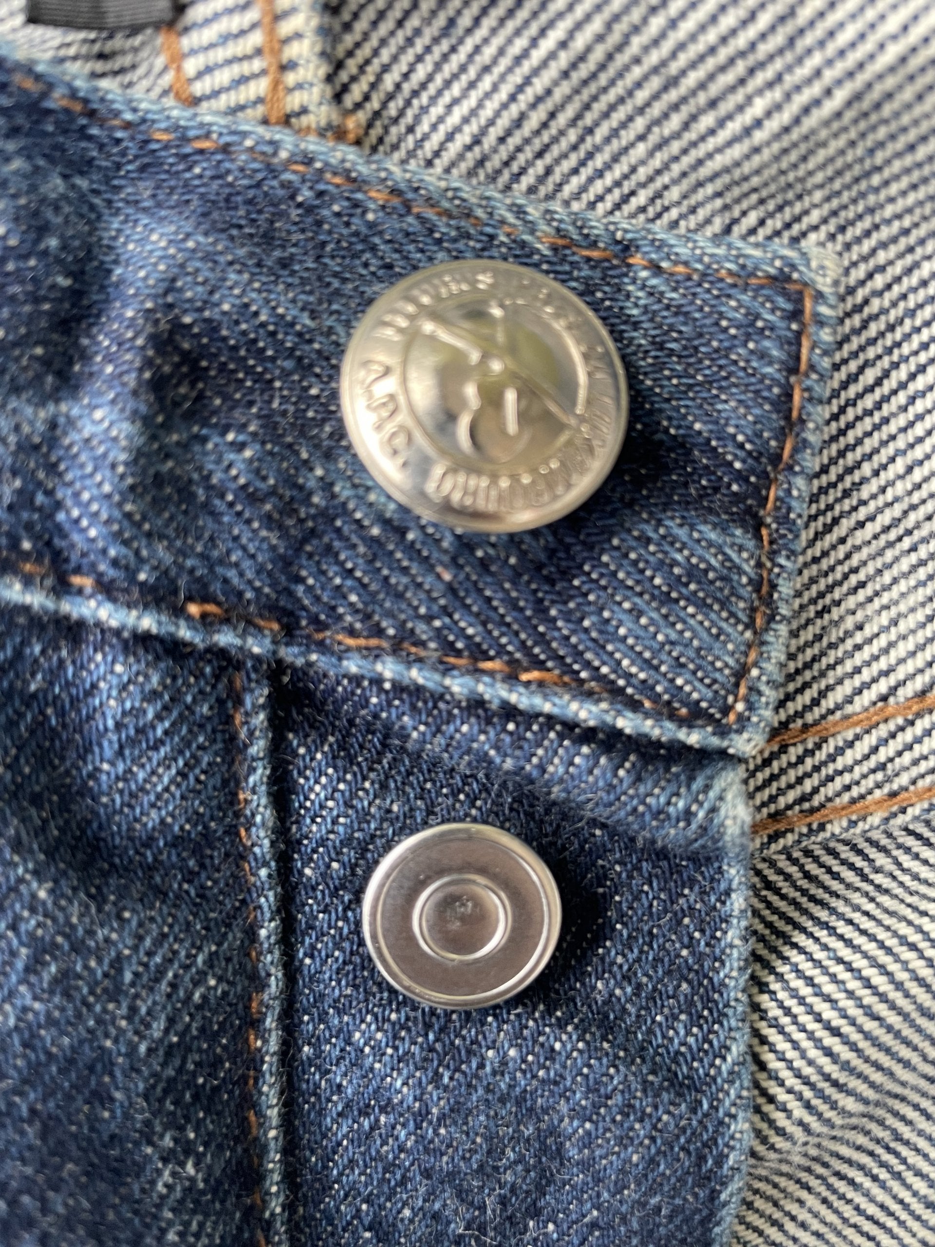 Vintage A.P.C Aging Wash Selvedge Denim