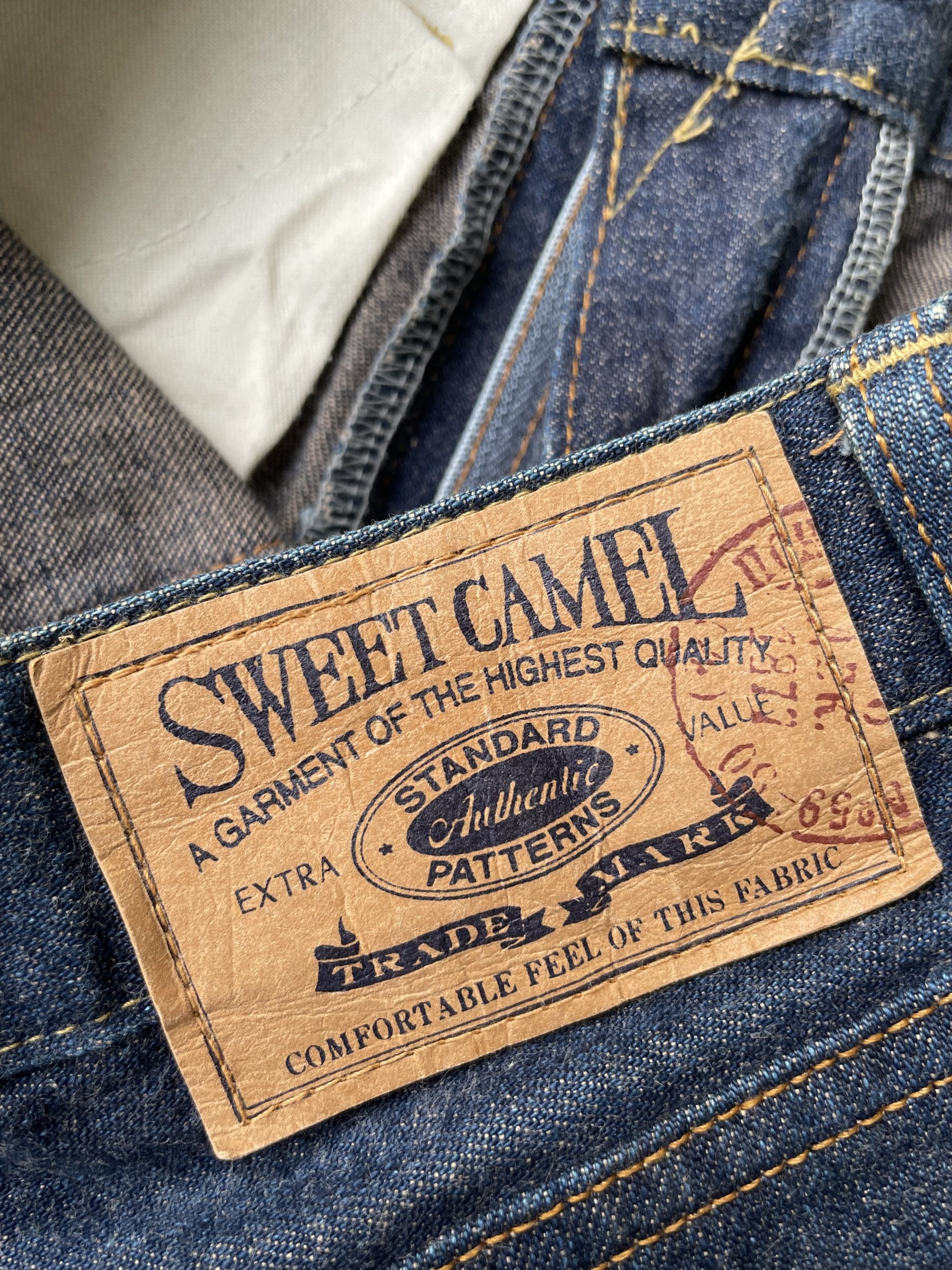 Vintage Sweet CAMEL Selvedge Denim