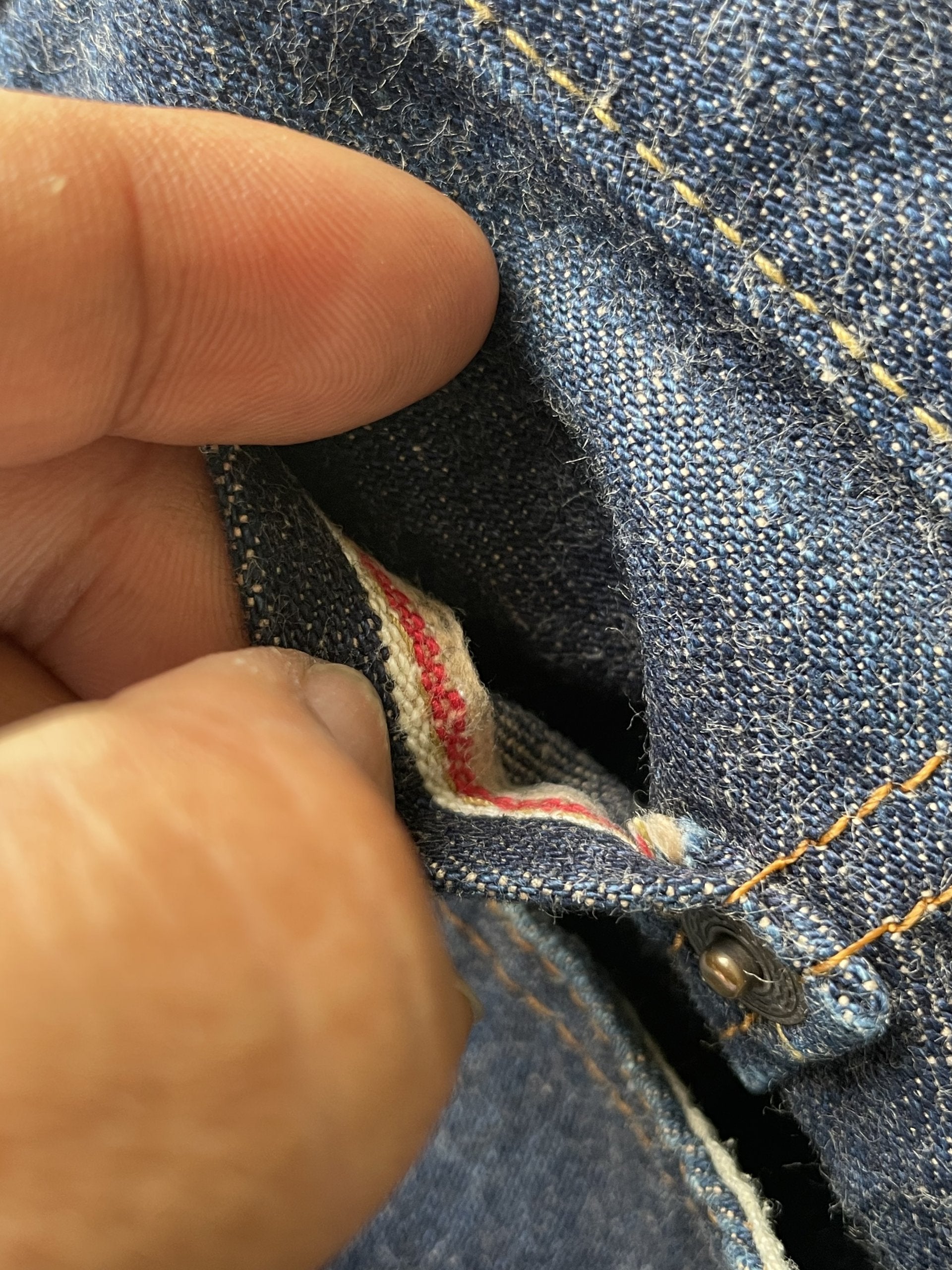Vintage Sweet CAMEL Selvedge Denim