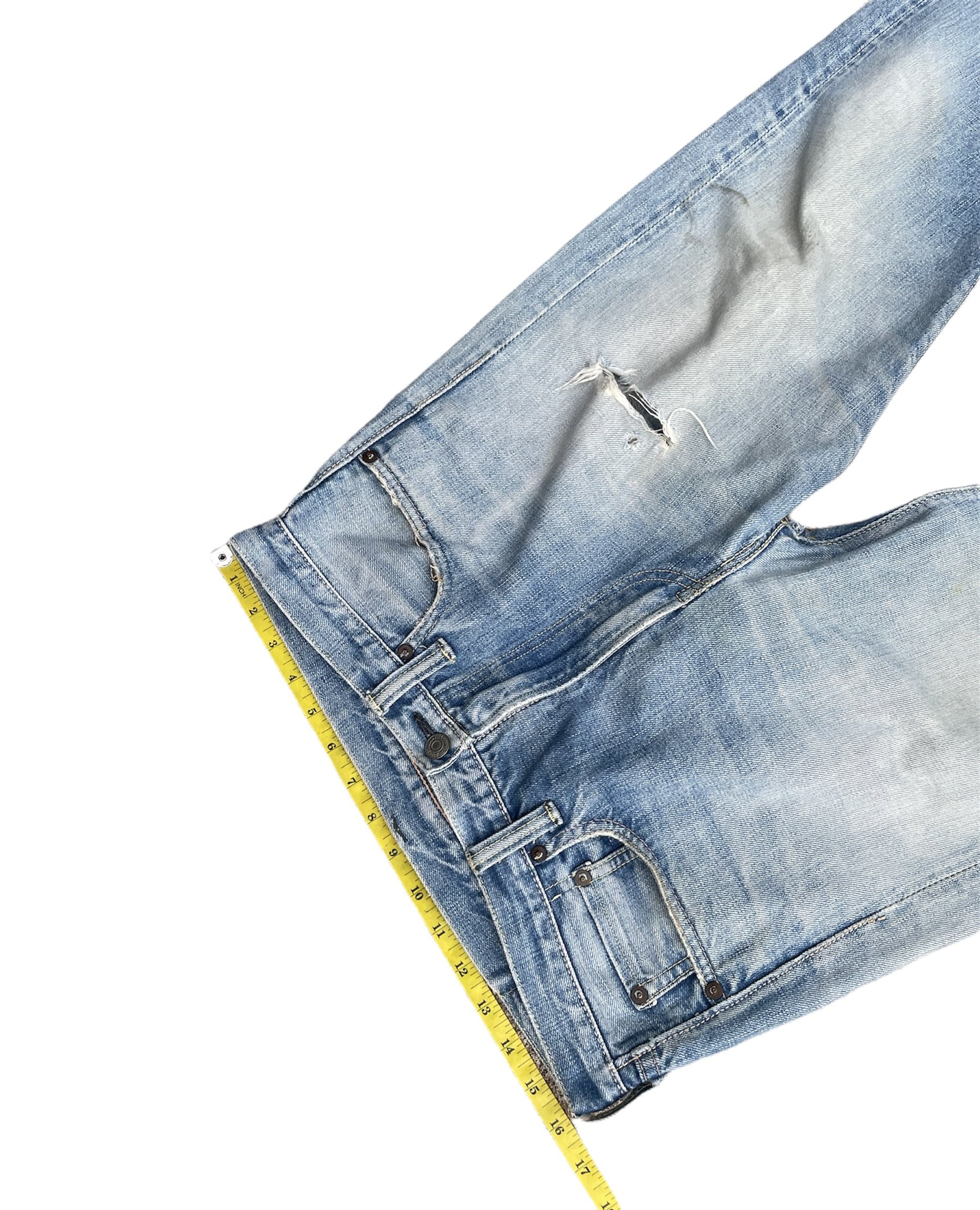 Vintage Full Count Japan Aging Faded Selvedge Denim