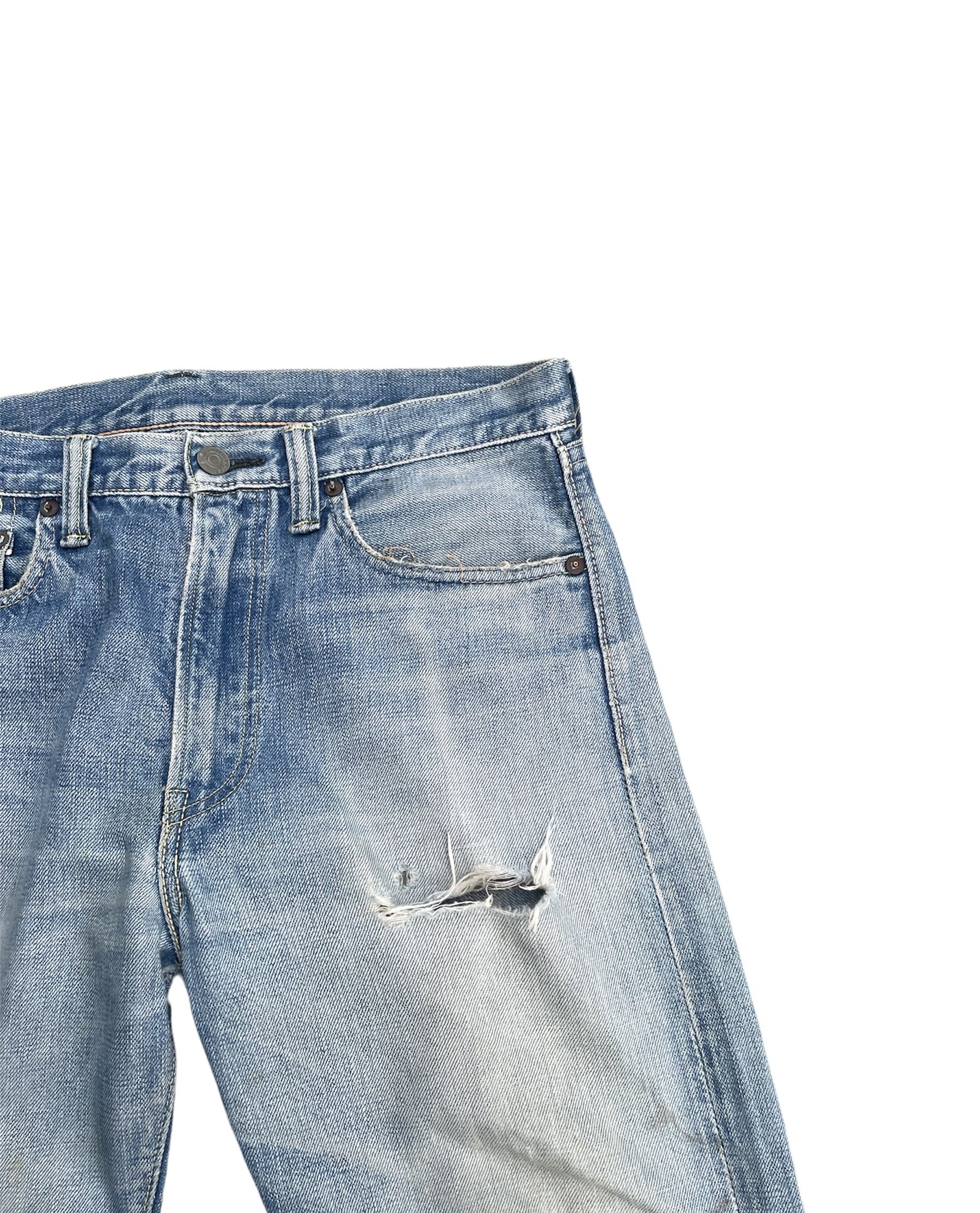 Vintage Full Count Japan Aging Faded Selvedge Denim