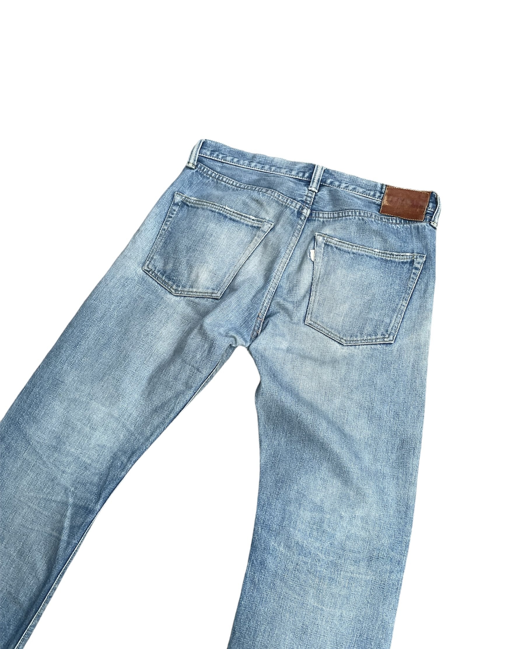 Vintage Full Count Japan Aging Faded Selvedge Denim