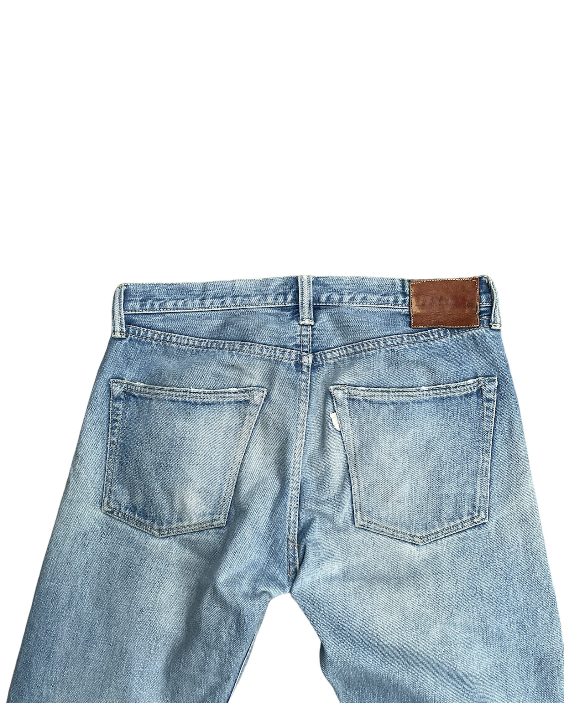 Vintage Full Count Japan Aging Faded Selvedge Denim
