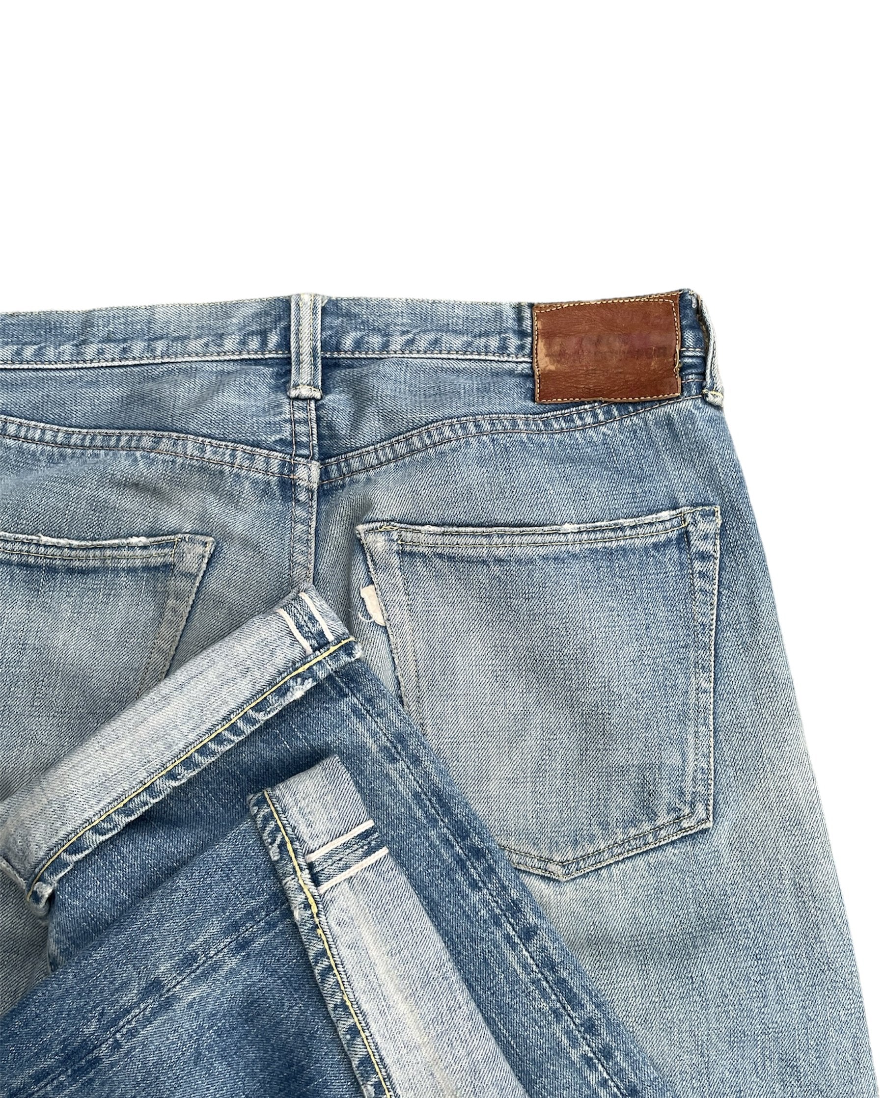 Vintage Full Count Japan Aging Faded Selvedge Denim