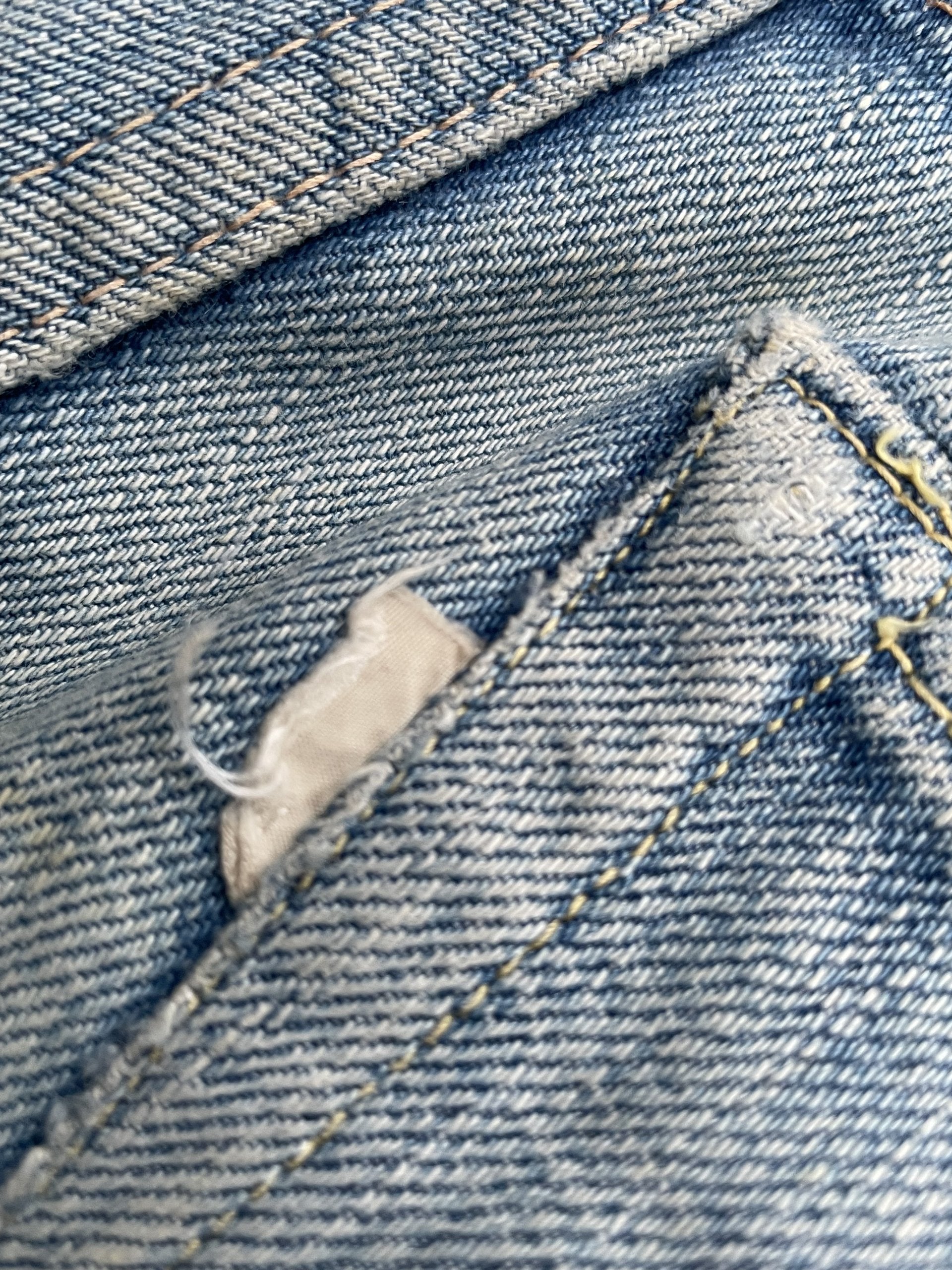 Vintage Full Count Japan Aging Faded Selvedge Denim