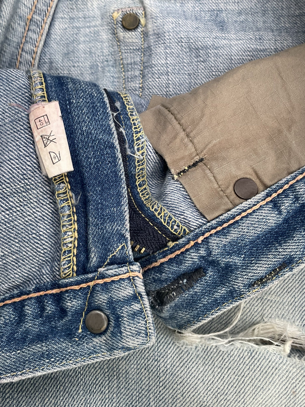 Vintage Full Count Japan Aging Faded Selvedge Denim