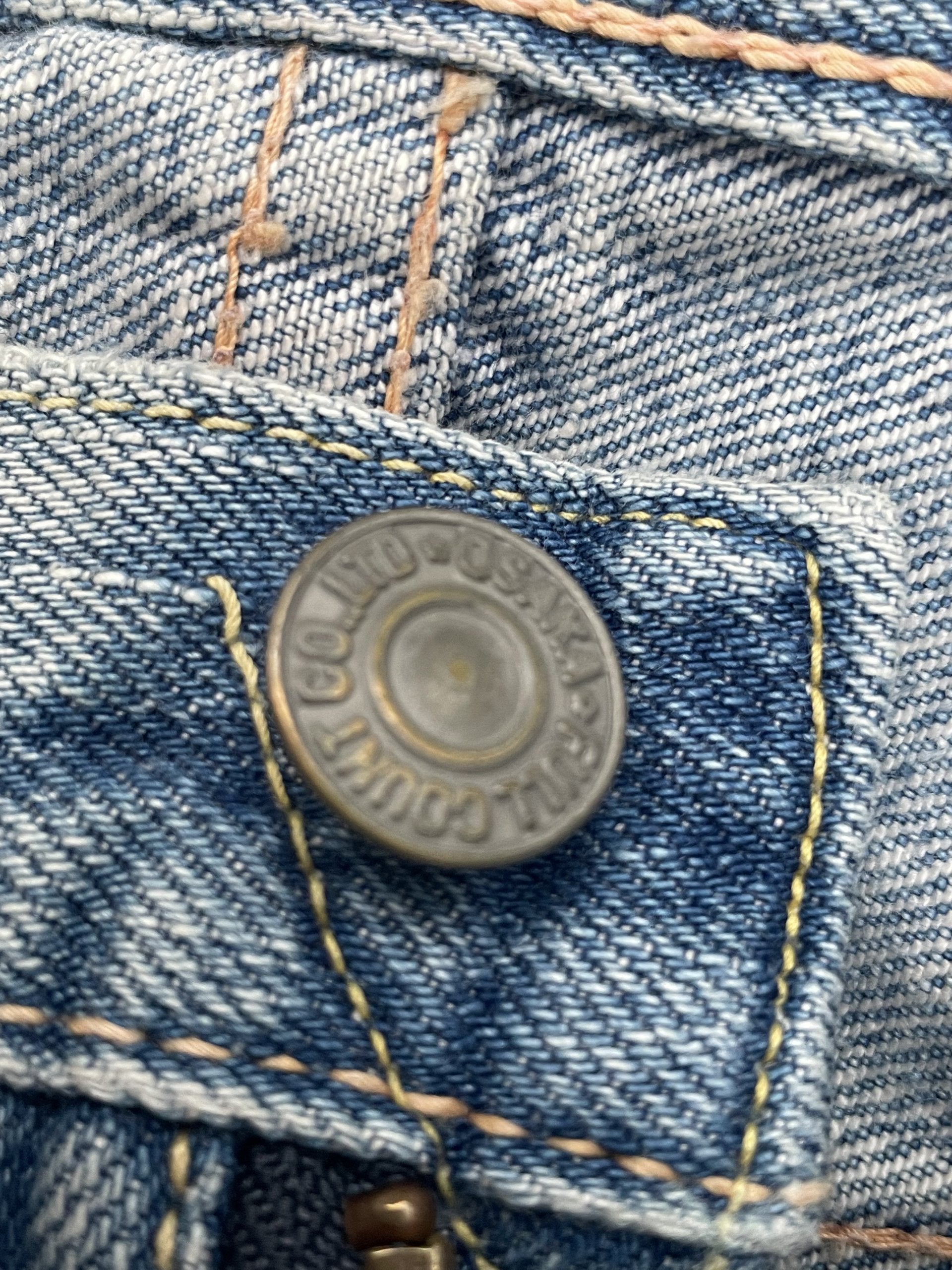 Vintage Full Count Japan Aging Faded Selvedge Denim
