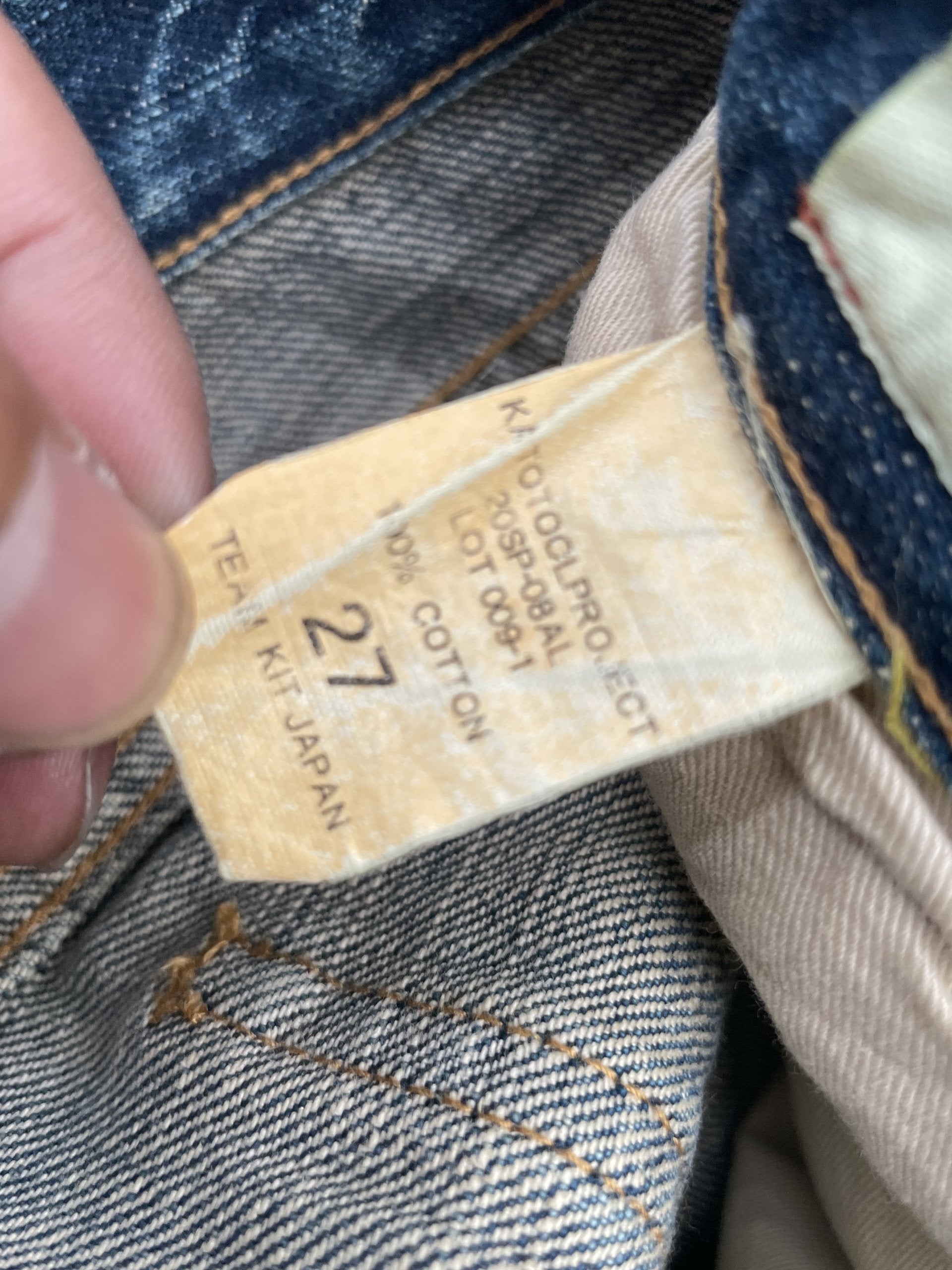Vintage Kato Japan Selvedge Denim