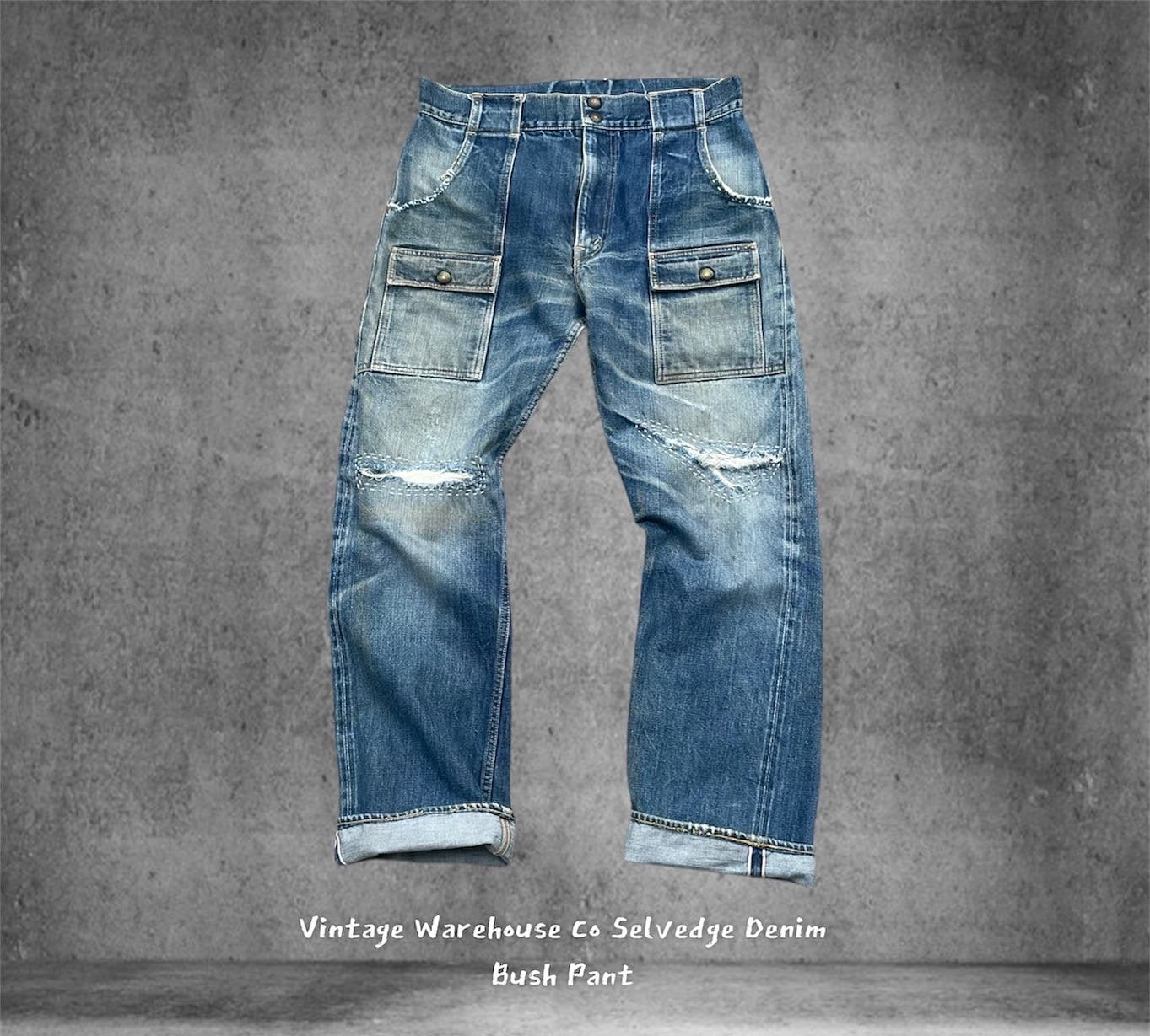 Vintage Warehouse Bush Pant Selvedge Denim