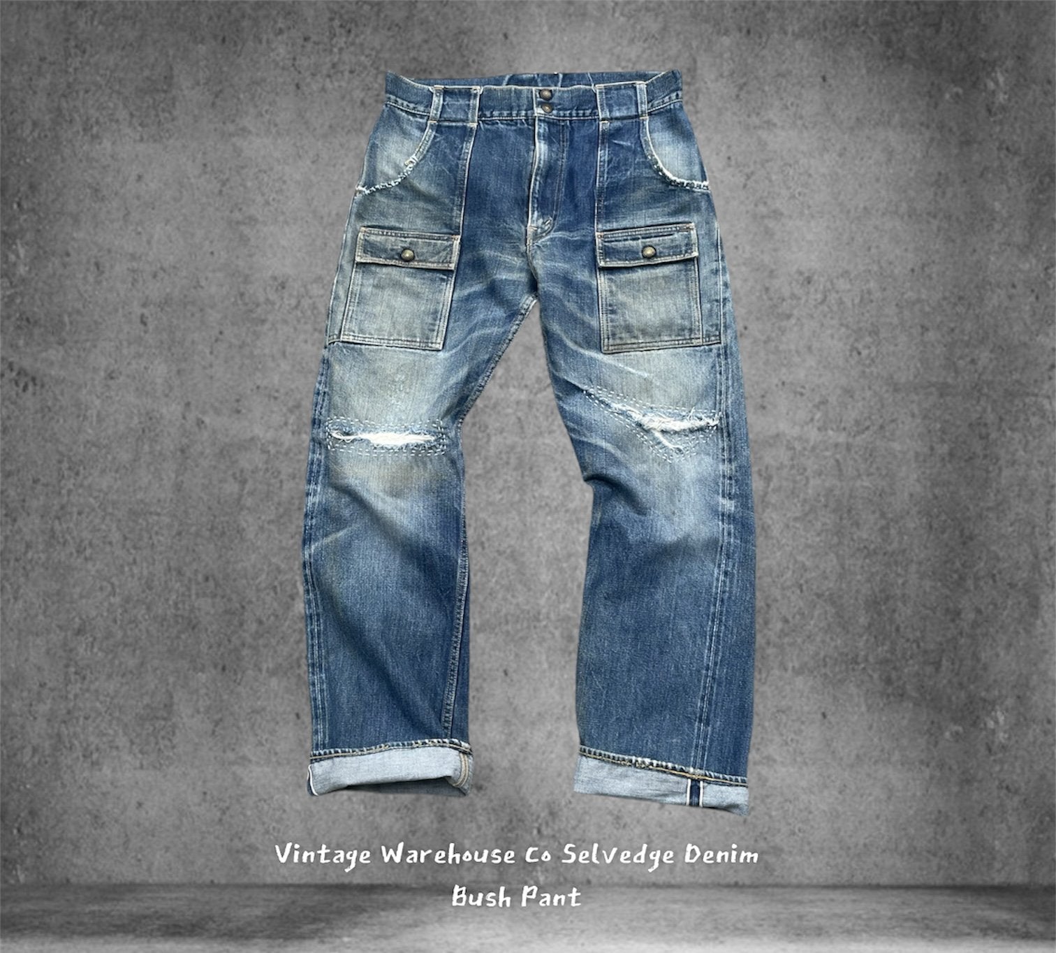 Vintage Warehouse Bush Pant Selvedge Denim