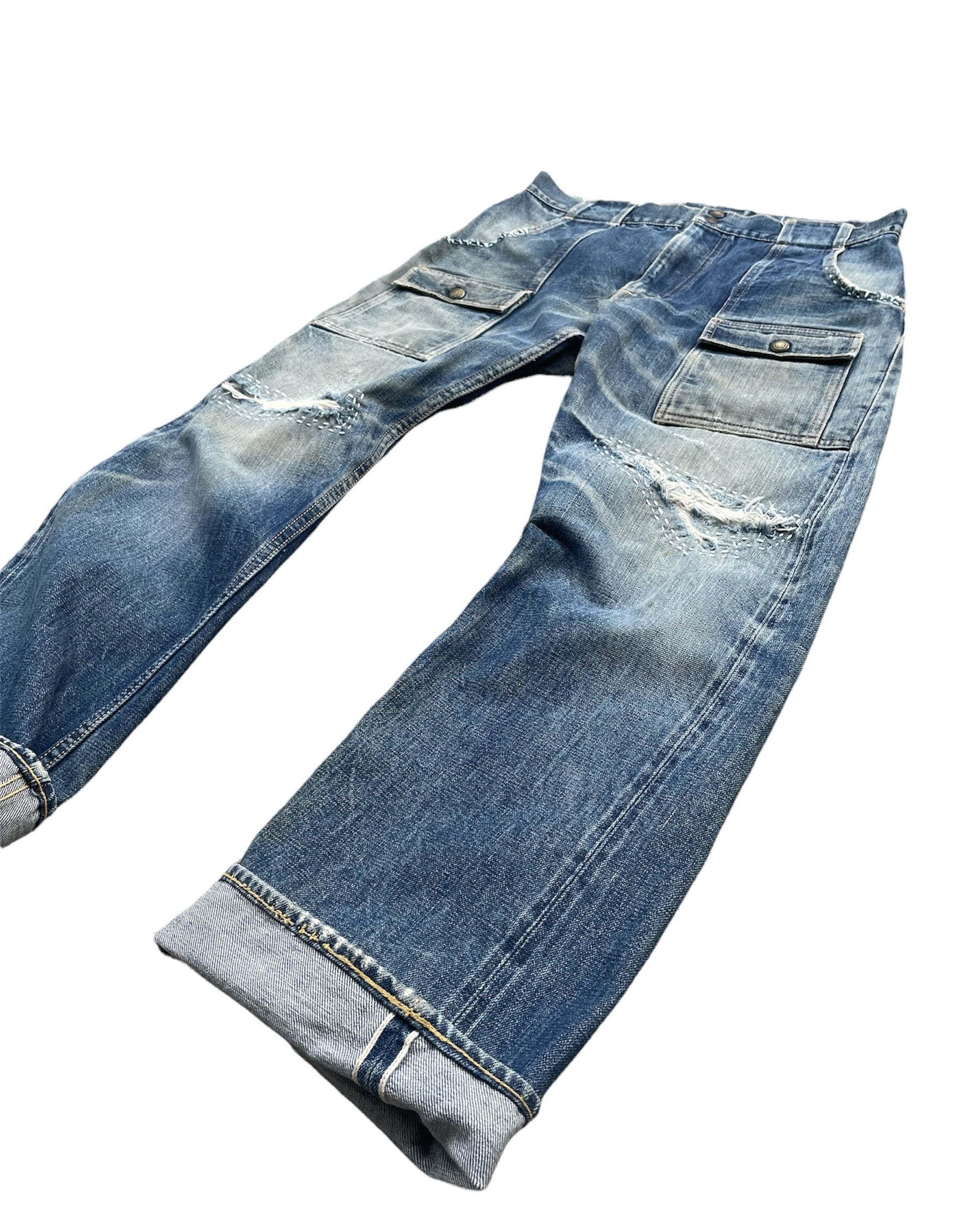 Vintage Warehouse Bush Pant Selvedge Denim