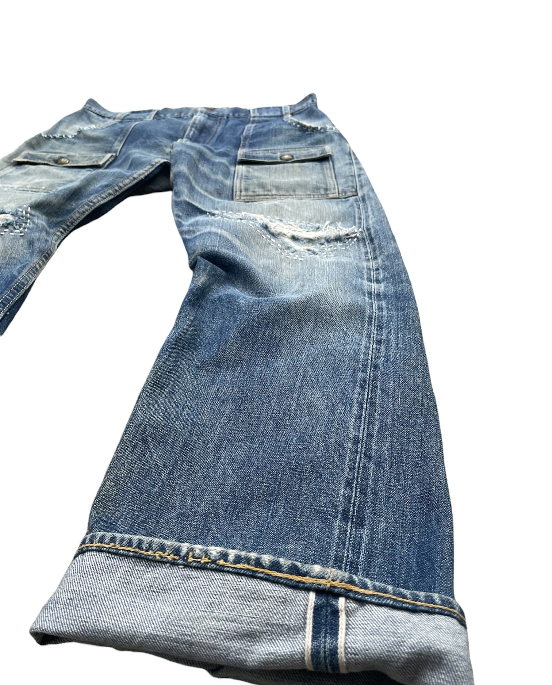 Vintage Warehouse Bush Pant Selvedge Denim