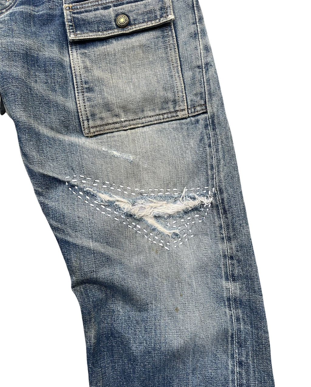 Vintage Warehouse Bush Pant Selvedge Denim